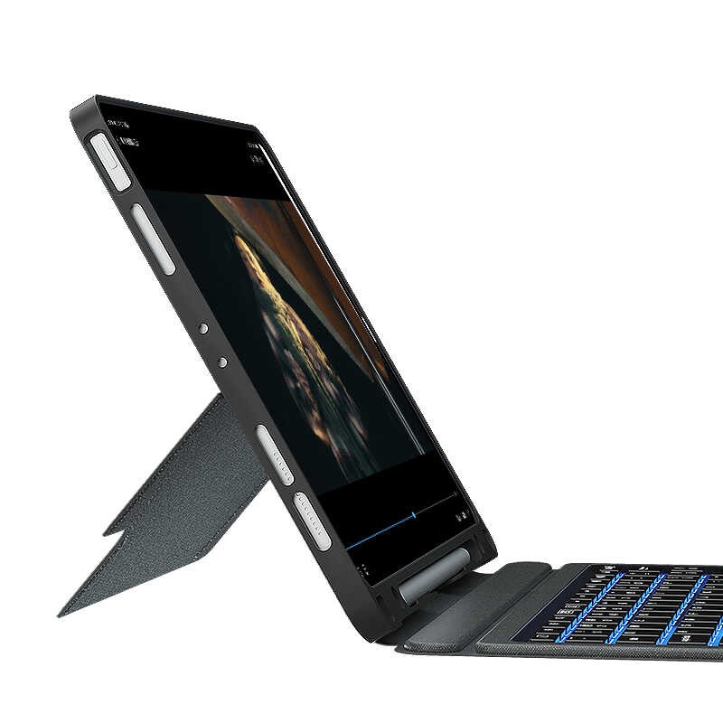 iPad Air 10.9 2022 (5.Nesil) Wiwu Mag Touch Klavyeli Standlı Kılıf