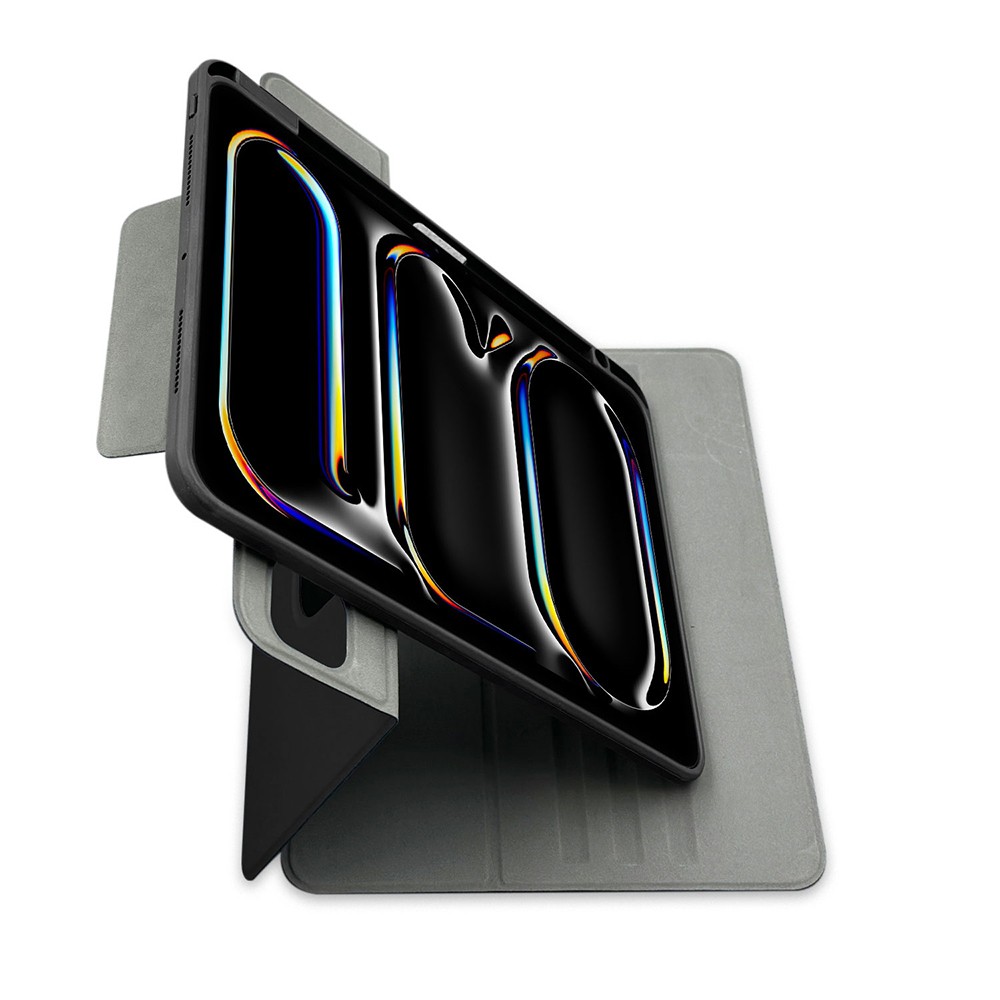 iPad Pro 11 2024 Raptic Spin Detachable Folio PU Ayrılabilir Kalem Bölmeli Standlı Kılıf