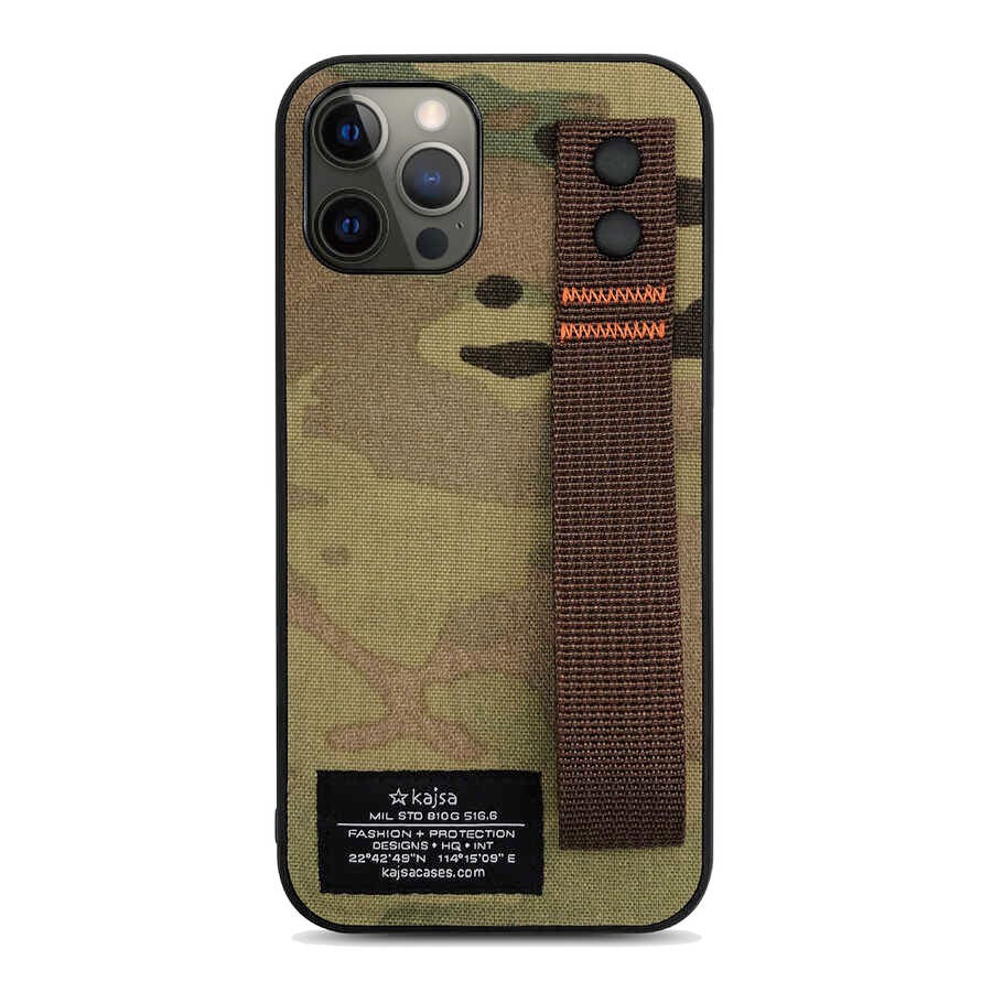 iPhone 12 Pro Kılıf Kajsa Cordura Serisi Military Kılıf
