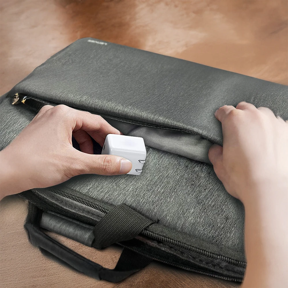 Lenyes LB509 Cleo Protect Pro Serisi Darbe Emici Su Geçirmez Polyester Kumaş 15.6 inç Laptop Çantası