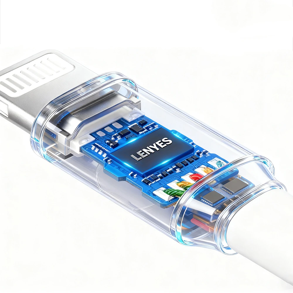 Lenyes AX106 Lightning to 3.5mm AUX Audio Kablo 1M