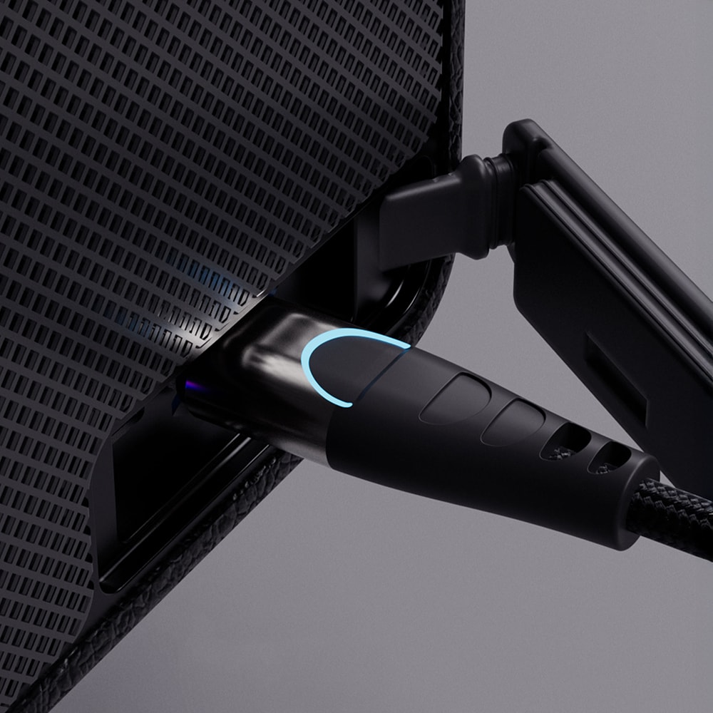 Lenyes S875 Elegance Serisi RGB Işıklı Taşınabilir Su Geçirmez TWS Bluetooth Hoparlör v5.3 40W