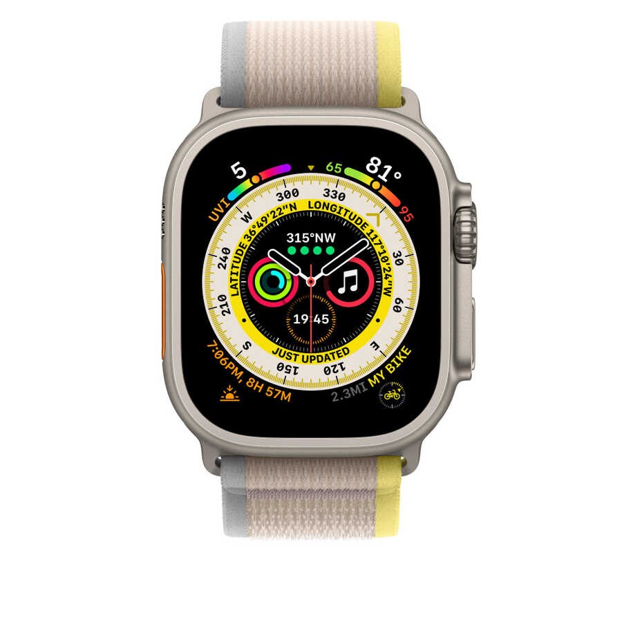Watch 42mm Wiwu Trail Loop Naylon Örgü İşlemeli Hasır Kordon Strap Kayış