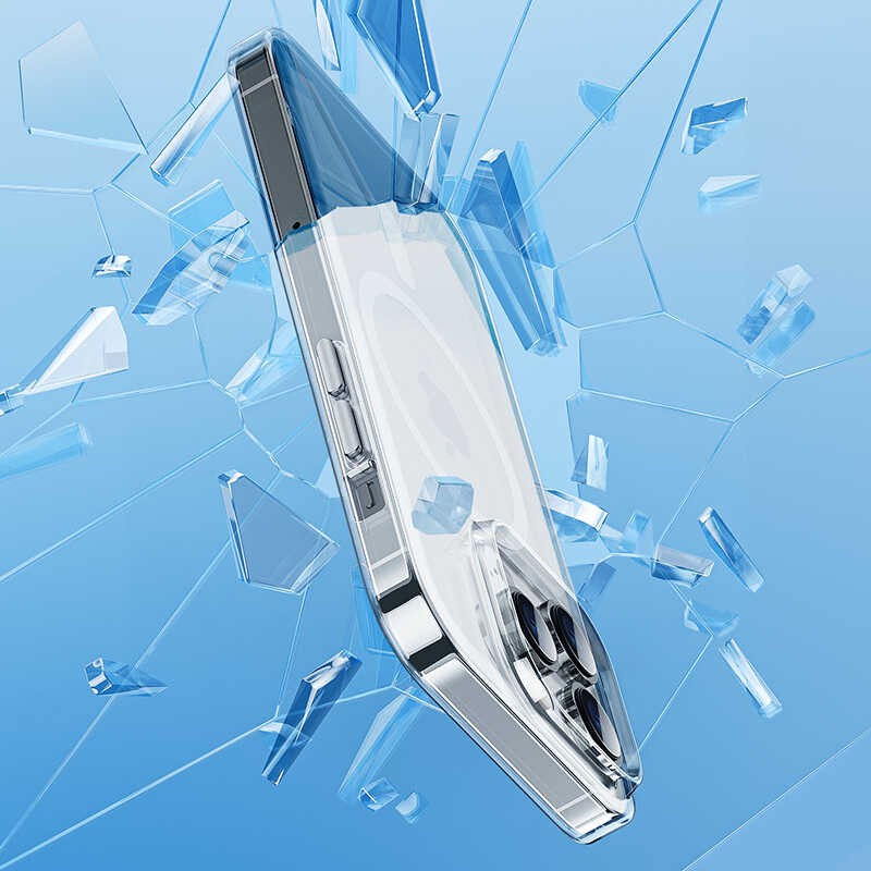 iPhone 14 Pro Max Kılıf Benks ​​​​​​Crystal Series Clear Kapak Ekran Koruyucu Hediyeli