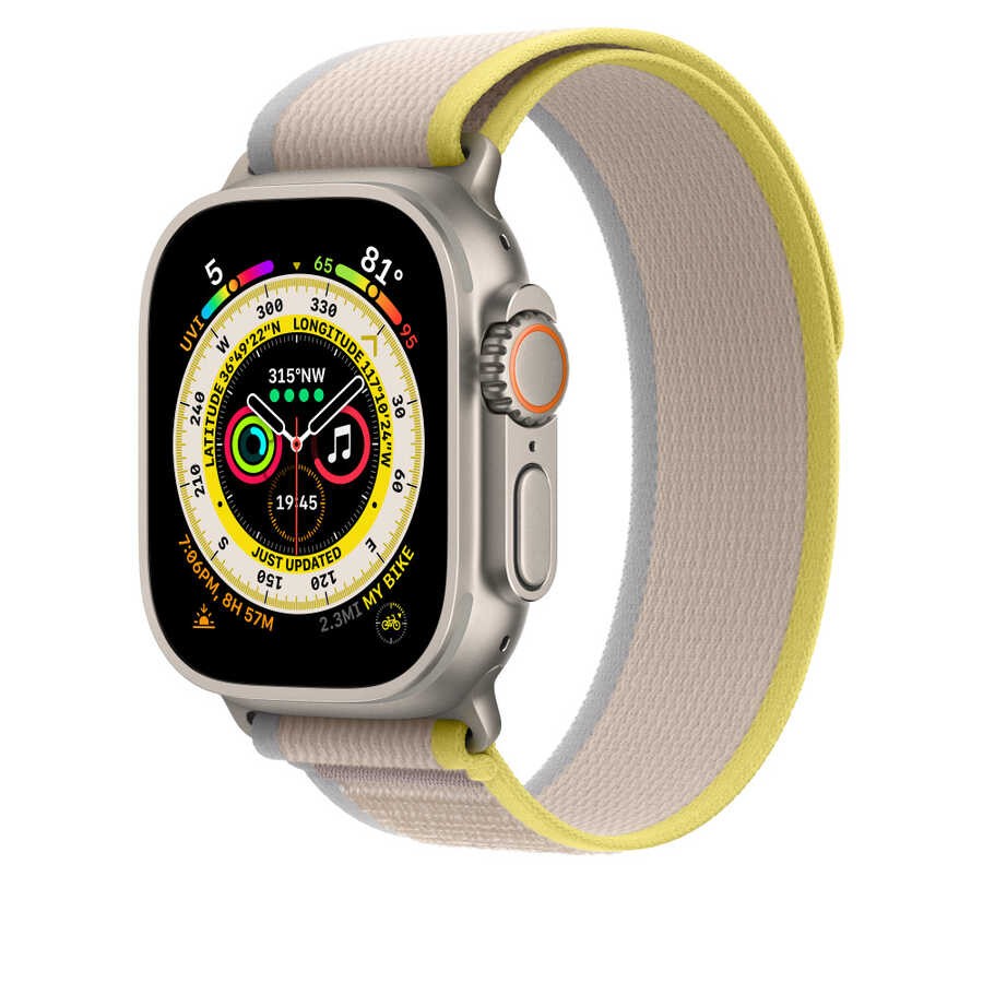Watch 42mm Wiwu Trail Loop Naylon Örgü İşlemeli Hasır Kordon Strap Kayış