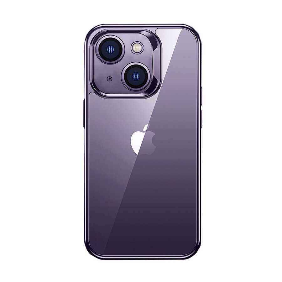 iPhone 14 Plus Kılıf Benks Electroplating TPU Kapak Ekran Koruyucu Hediyeli