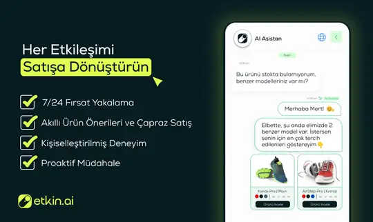 Etkin.ai | Yapay Zeka Müşteri Temsilcisi ekran görüntüsü 2