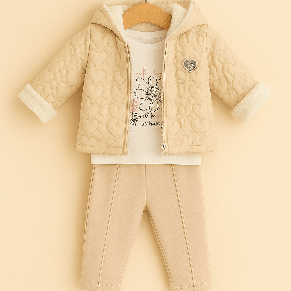 3’lü Polarlı Kız Bebek Takım