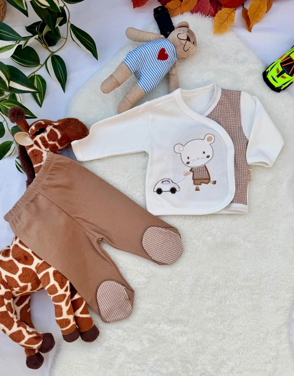 5’li Erkek Bebek Hastane Çıkış Seti