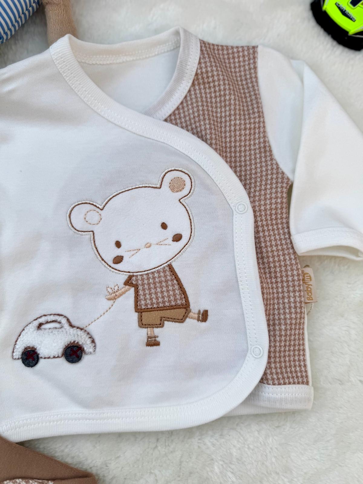 5’li Erkek Bebek Hastane Çıkış Seti