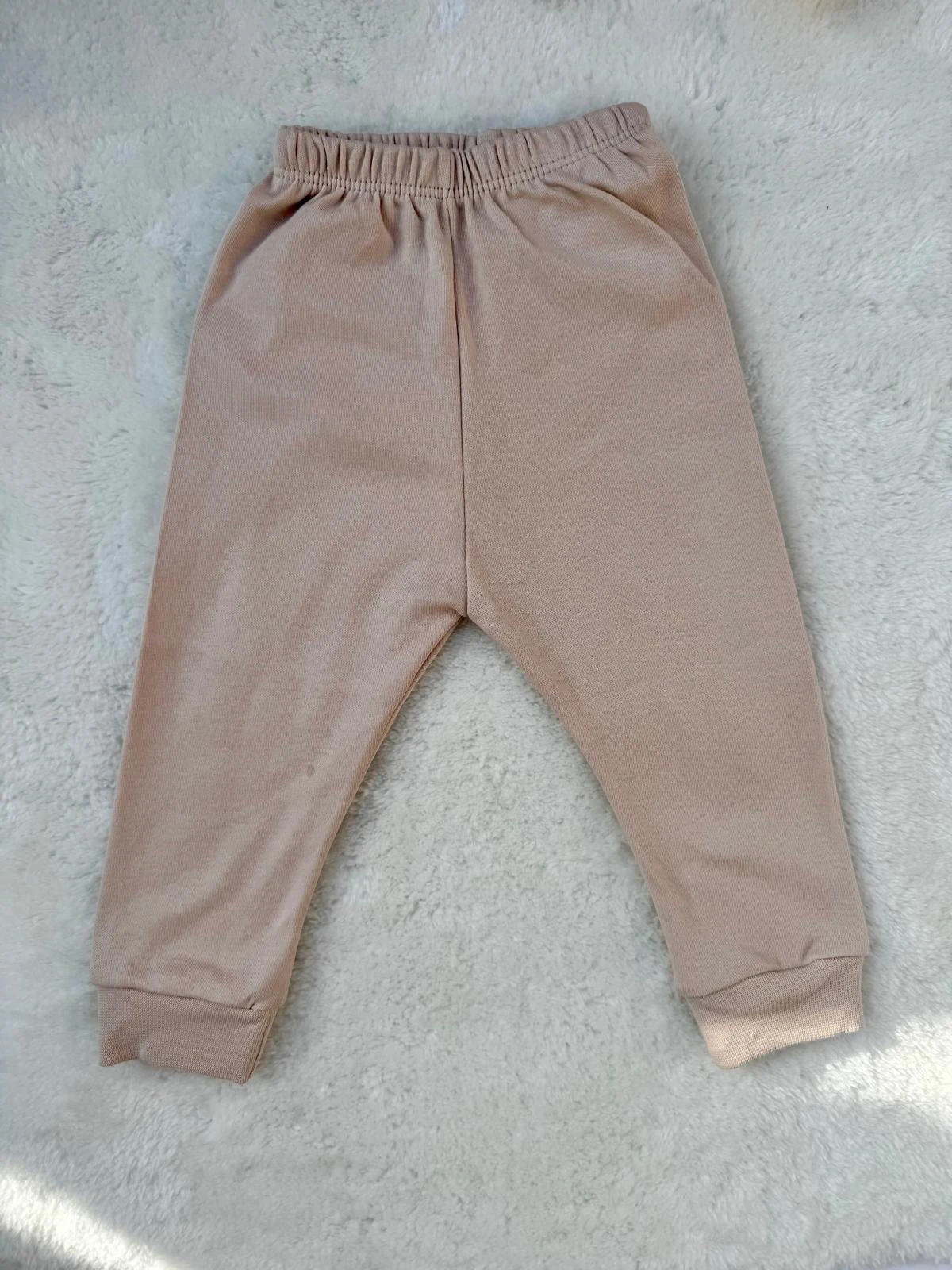 2’li Bebek Eşofman Takımı – Çizgili Ayıcık Nakışlı