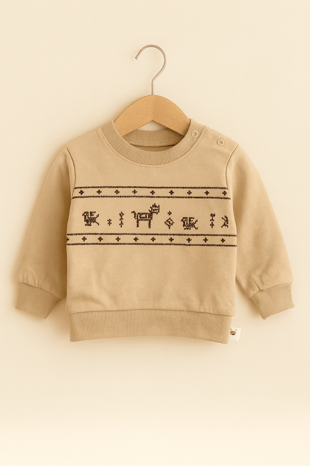 %100 Pamuk 3’lü Polarlı Erkek Bebek Takımı