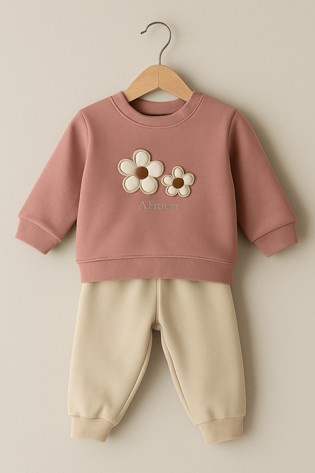 %100 Pamuk 2’li Kız Bebek Takımı