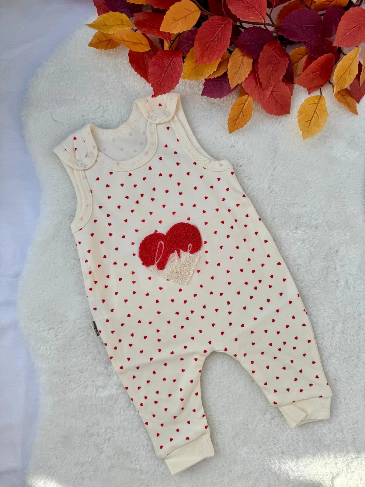 %100 Pamuk Badili Bebek Tulum