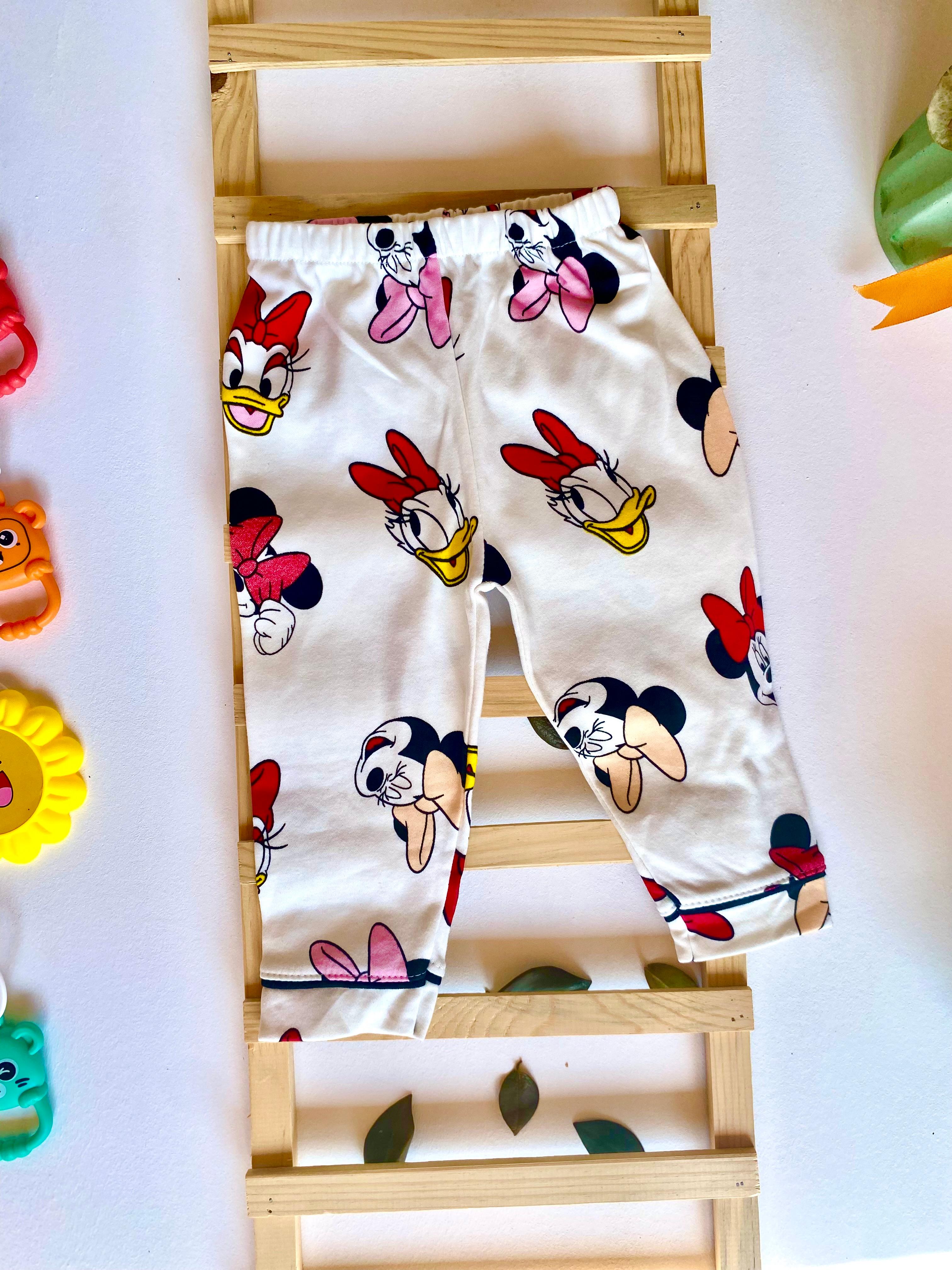 %100 Pamuk Lisanslı Baskılı Bebek Pijama Takımı