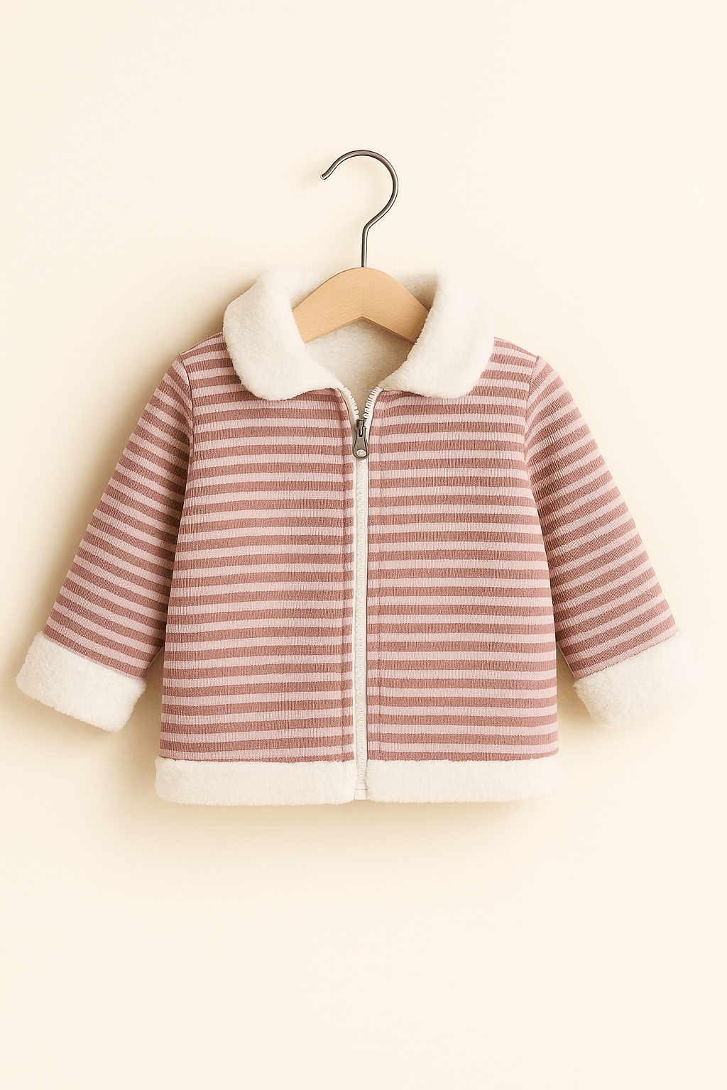 %100 Pamuk 3’lü Kışlık Kız Bebek Takımı