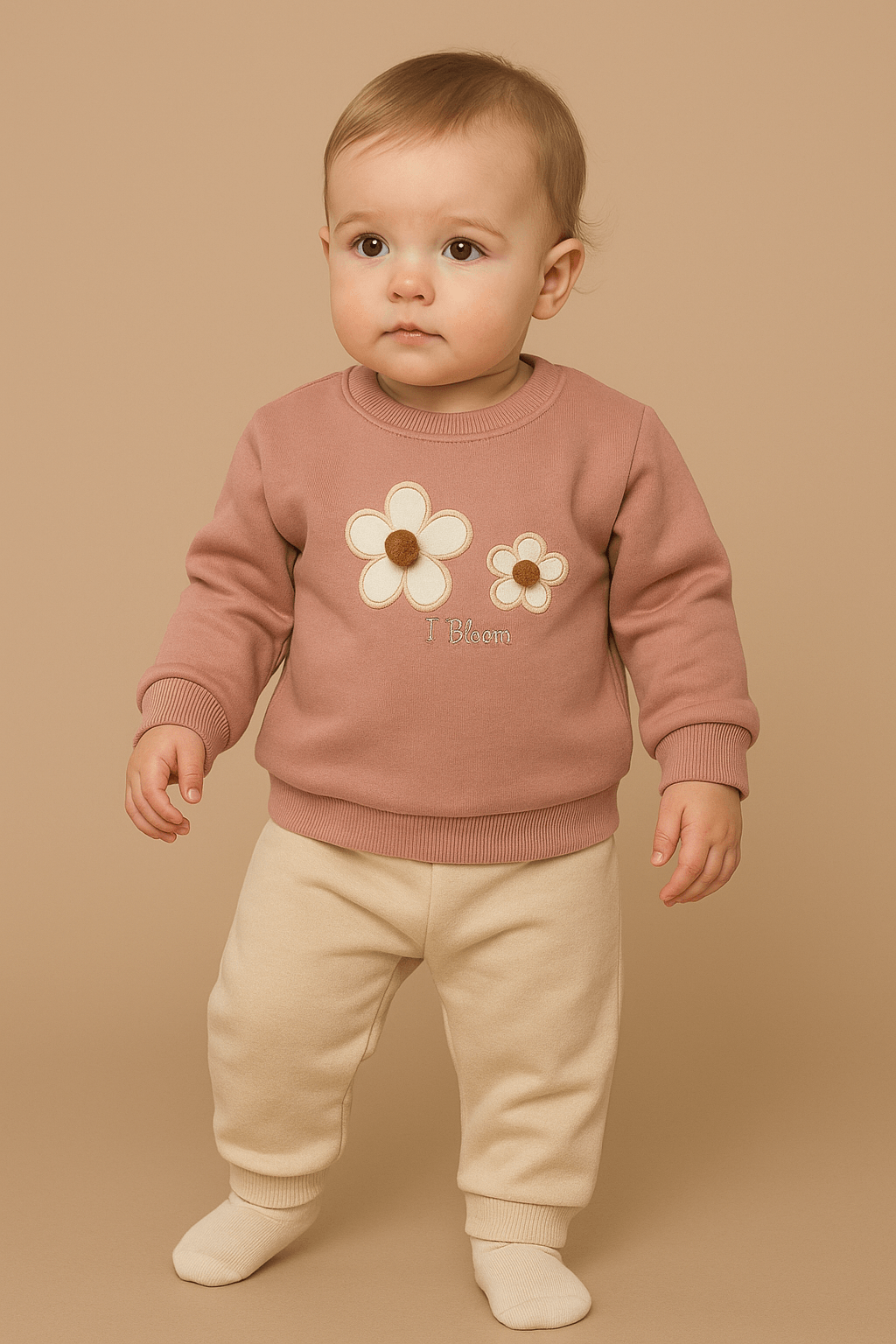 %100 Pamuk 2’li Kız Bebek Takımı