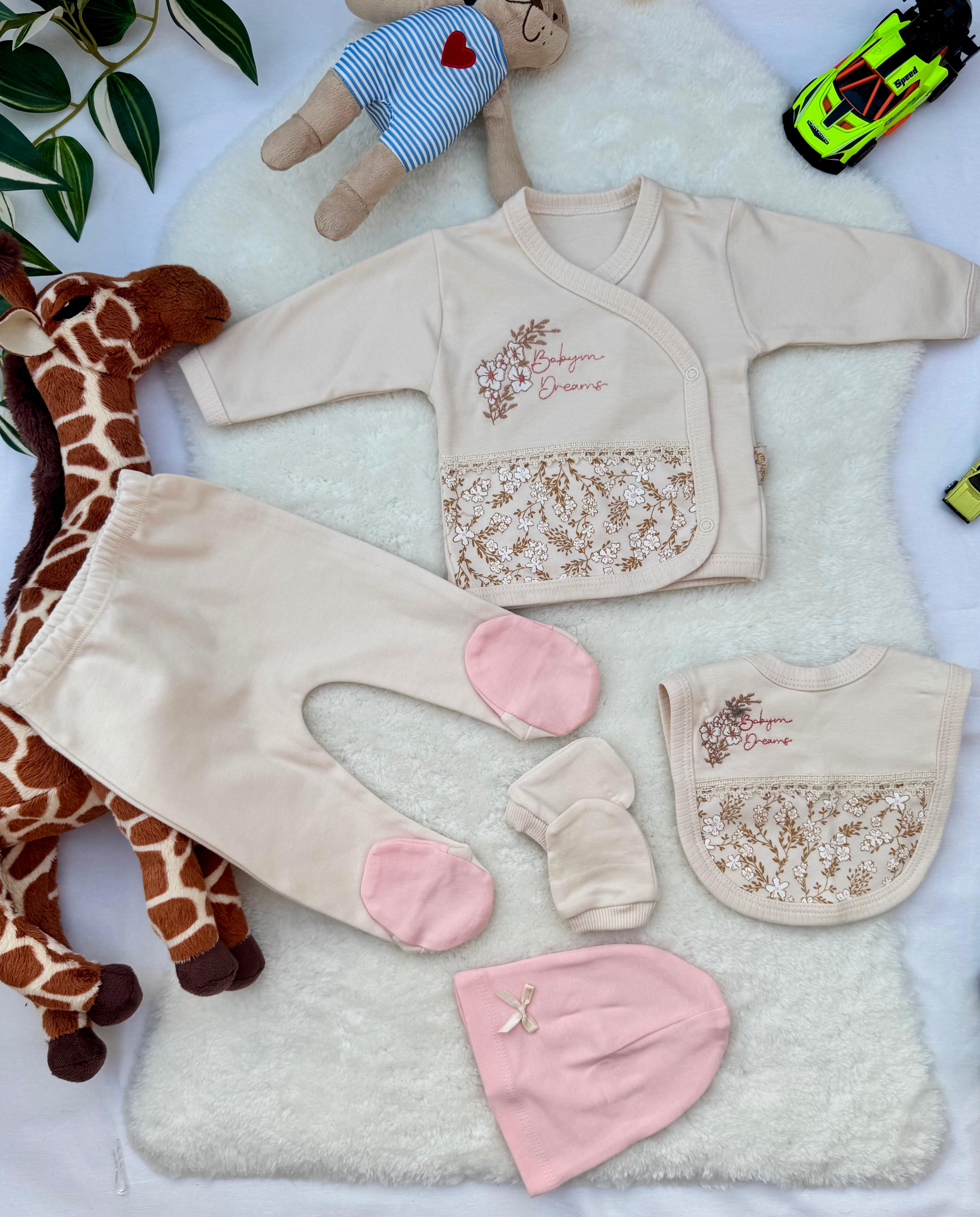 Bebek 5’li Hastane Çıkış Seti - Somun