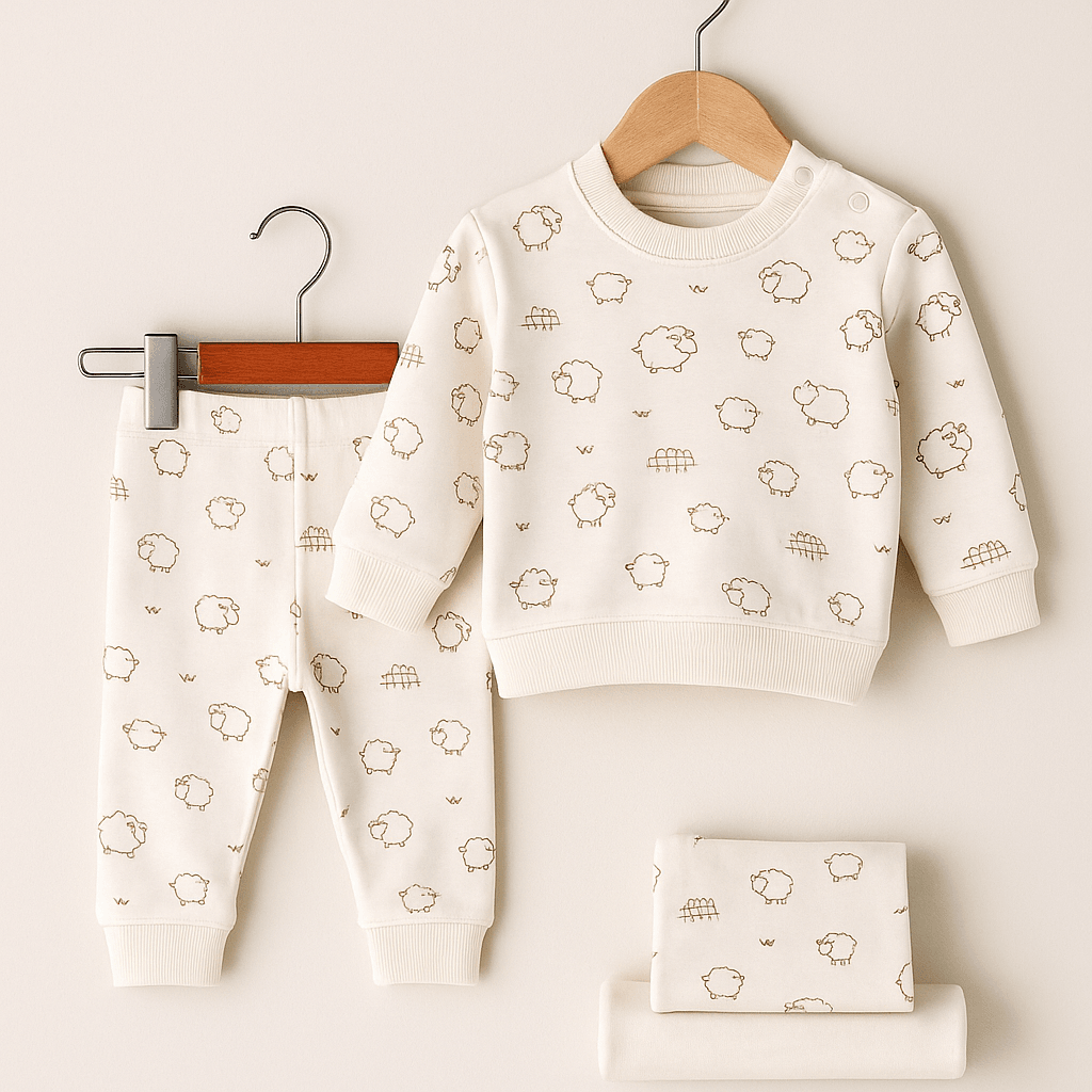  Pijama Takımı  2’li Mevsimlik Unisex - Pamuk