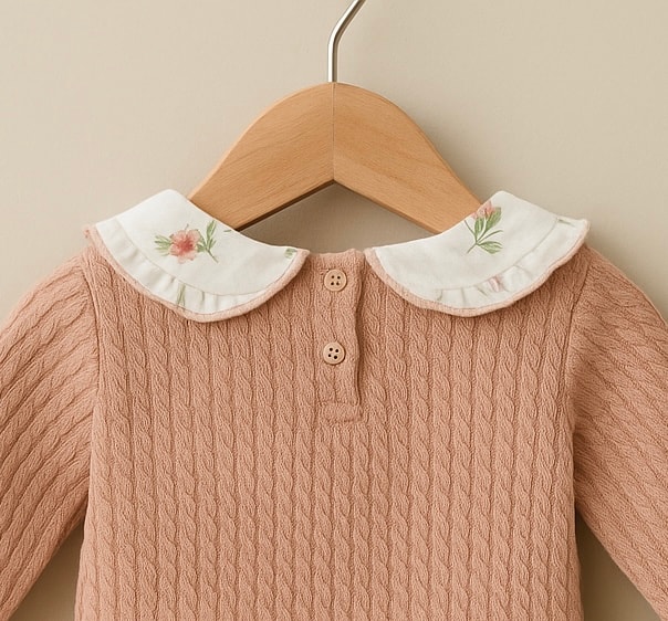 Kız Bebek Elbisesi – Çiçek Desenli Etek