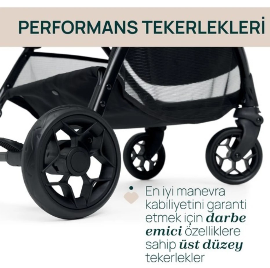 Chicco Glee Bebek Arabası - Uneven Siyah