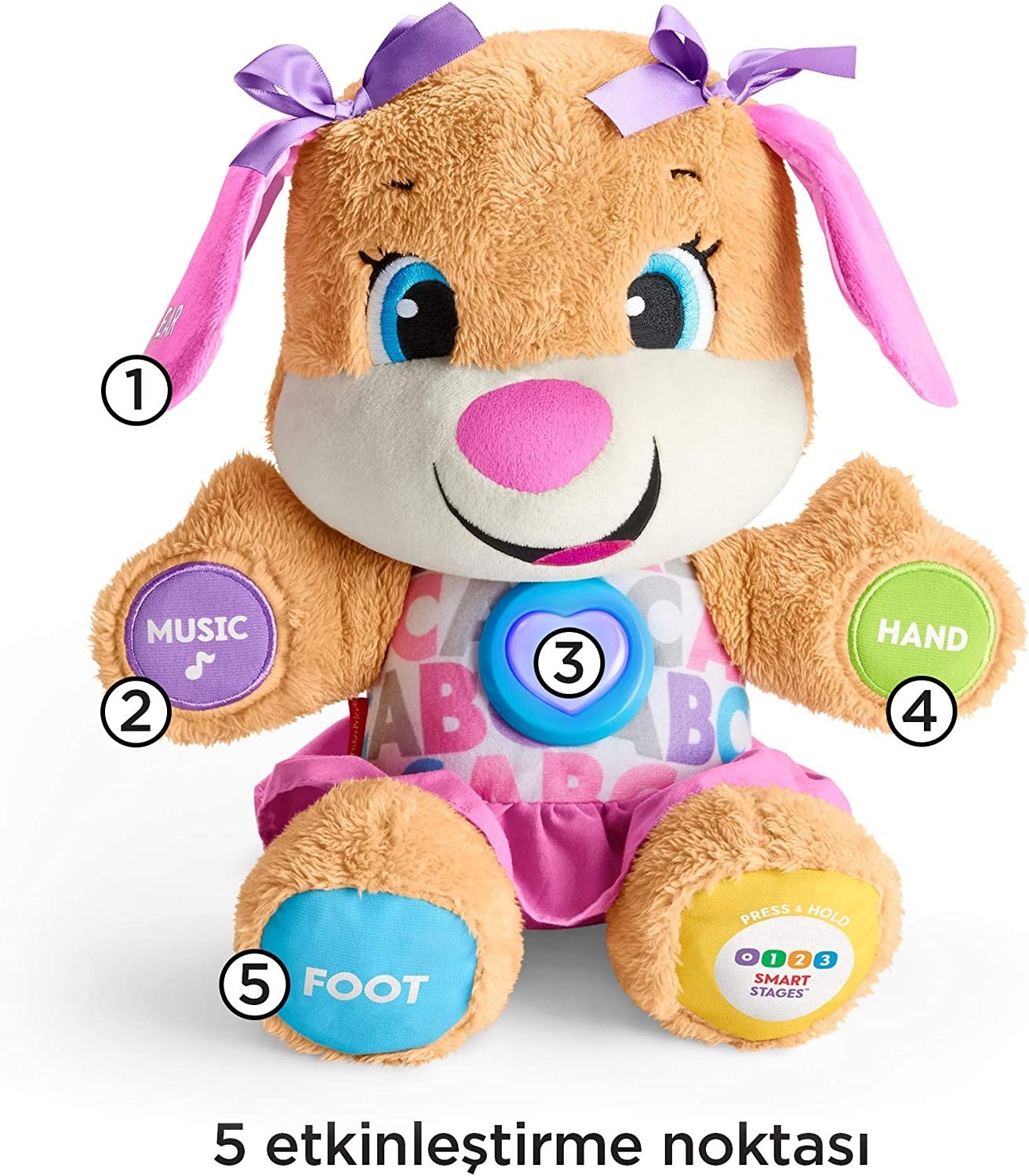 Fisher Price Eğitci Köpekçiğin Kız Kardeşi (Türkçe) 