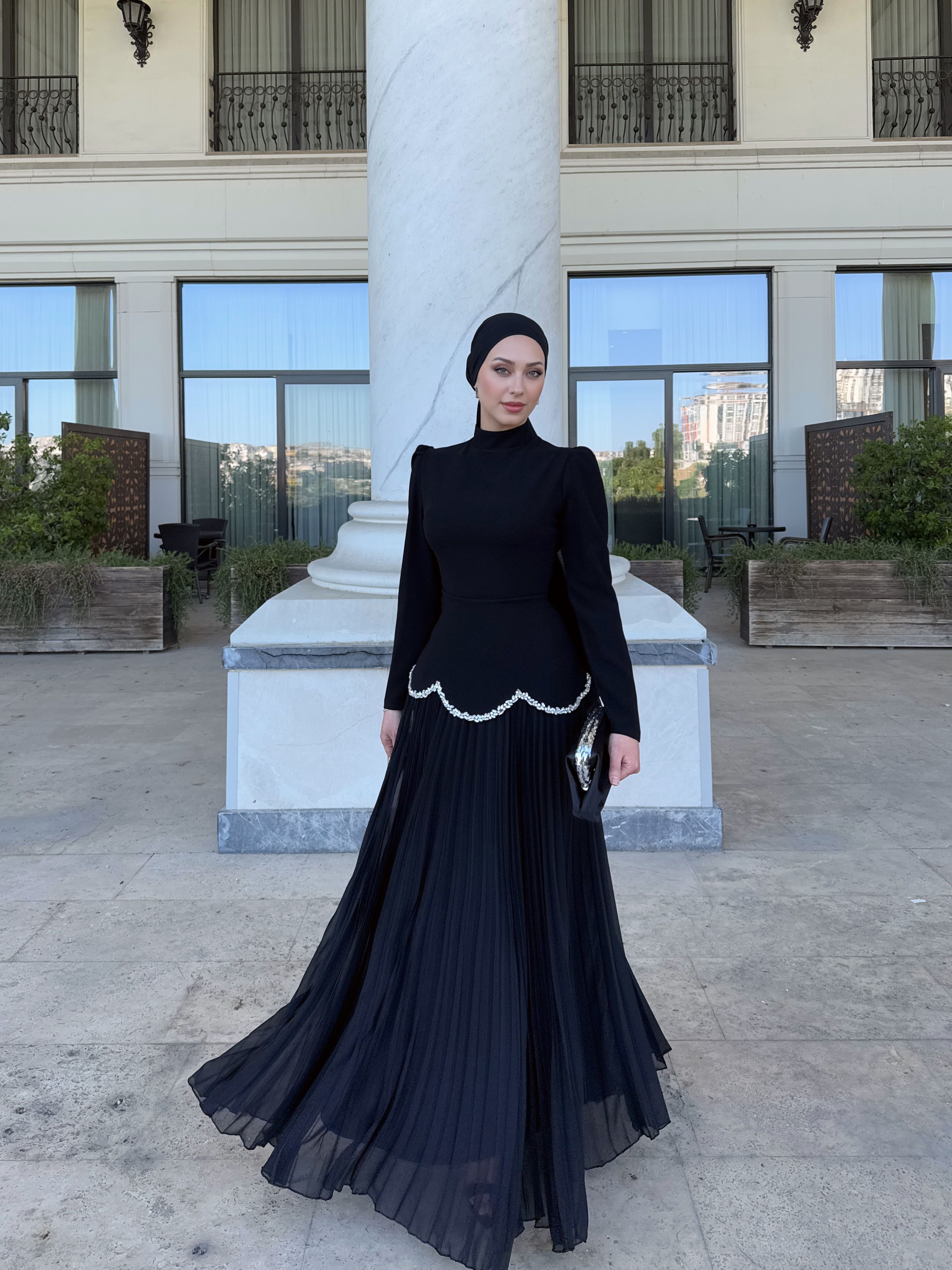 Viona Abiye Elbise - Siyah
