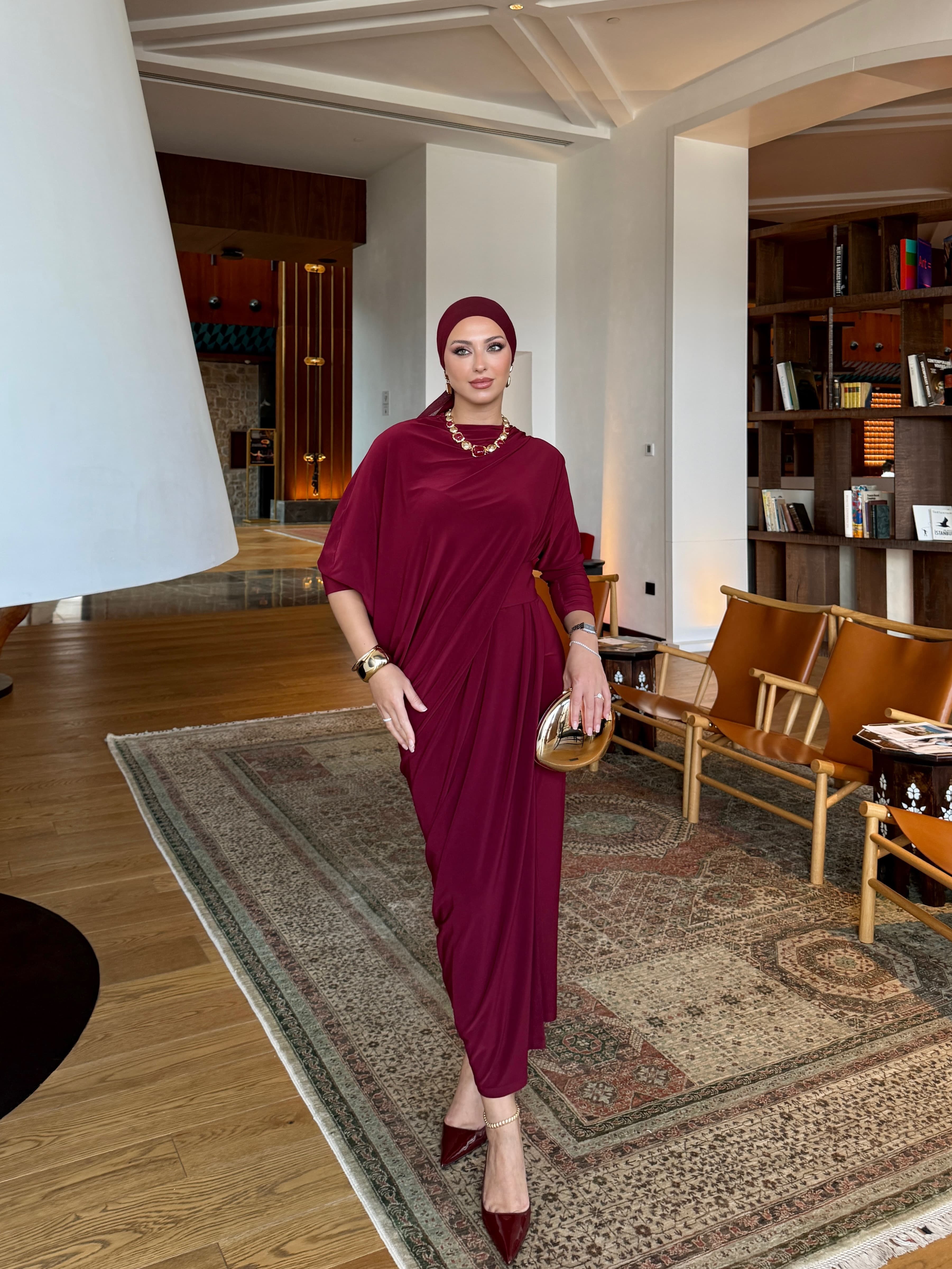 Lyra Abiye Elbise - Kırmızı