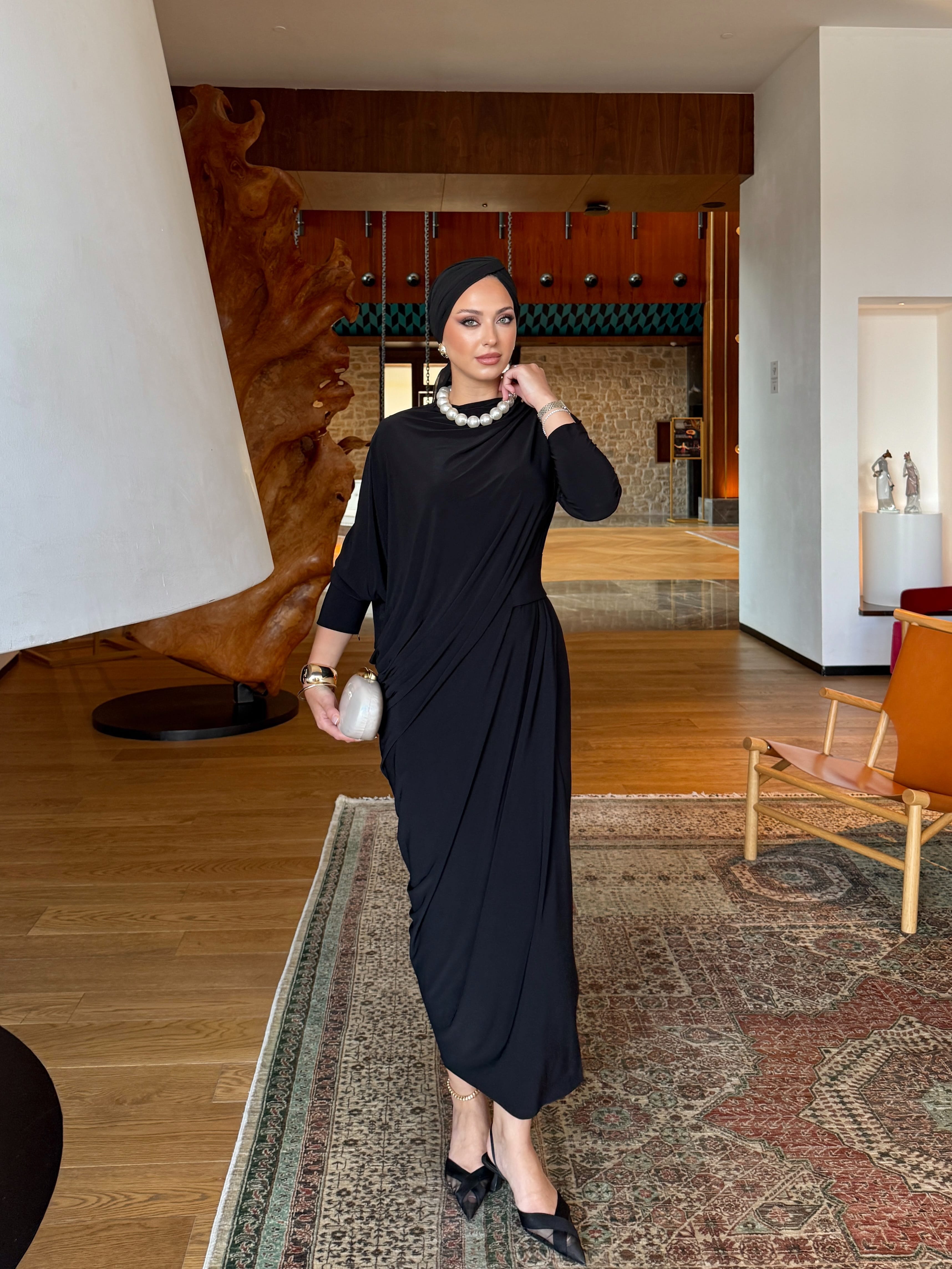 Lyra Abiye Elbise - Siyah