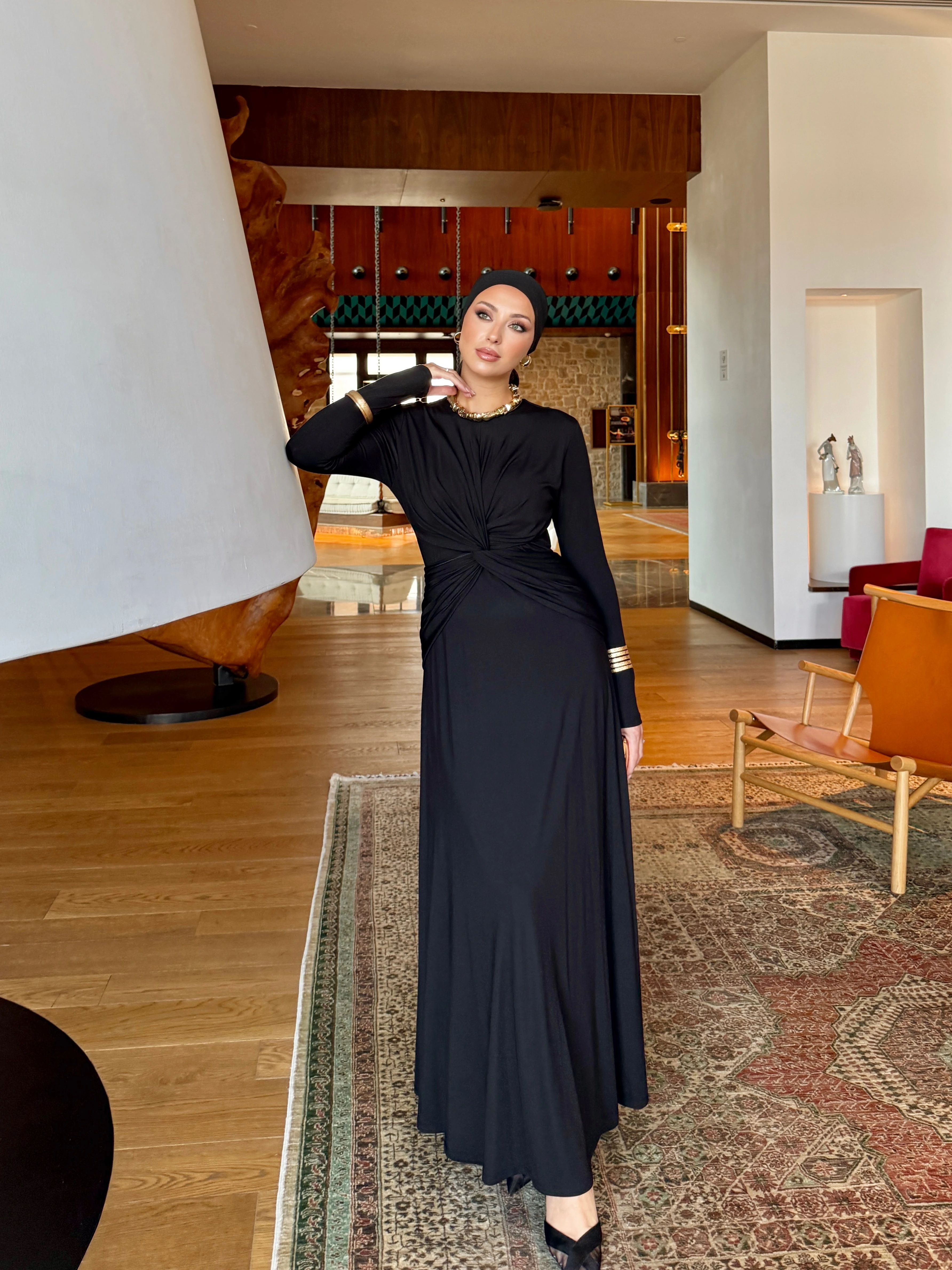 Bella elbise - Siyah