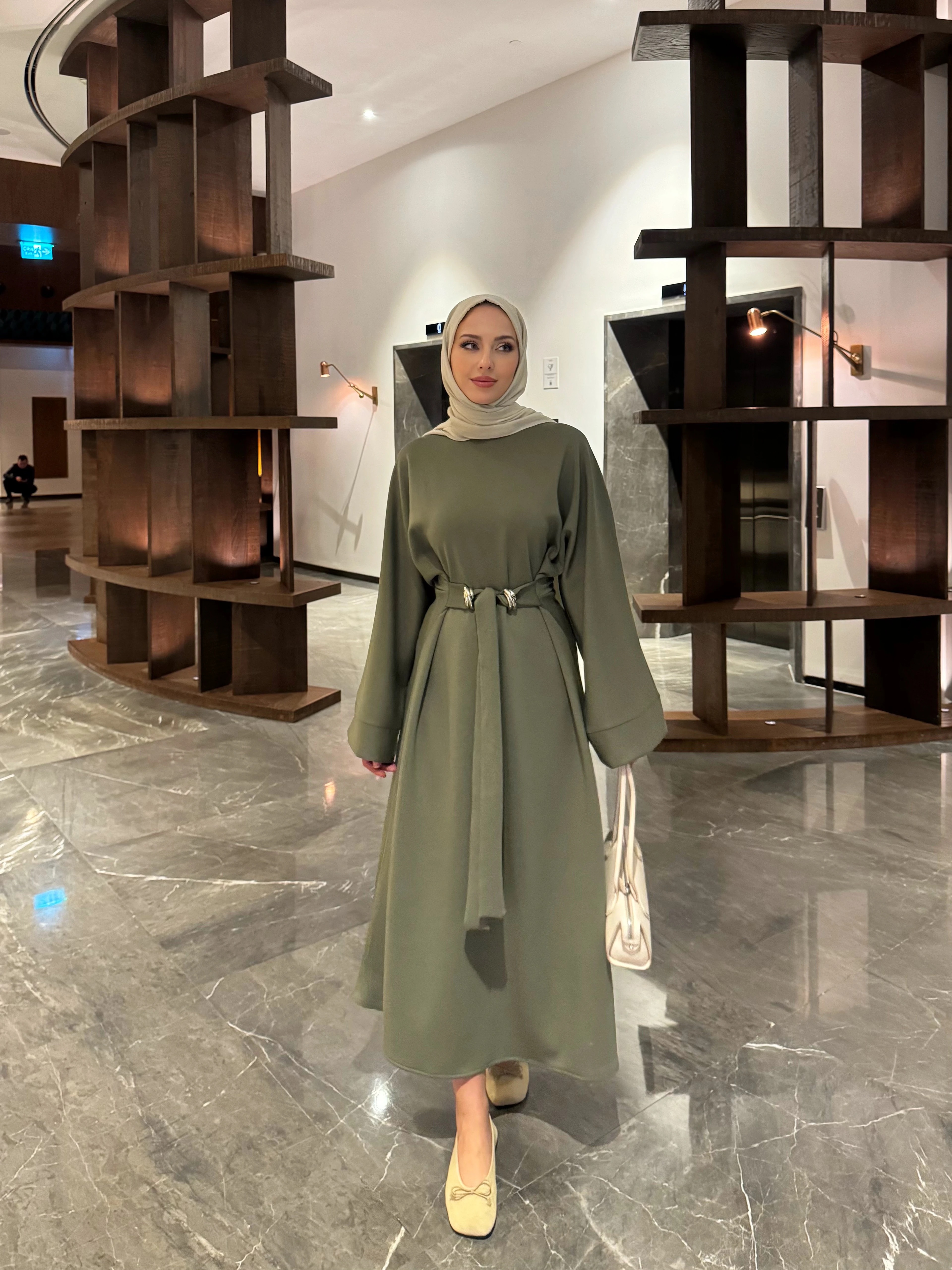 Asera Elbise - Yeşil