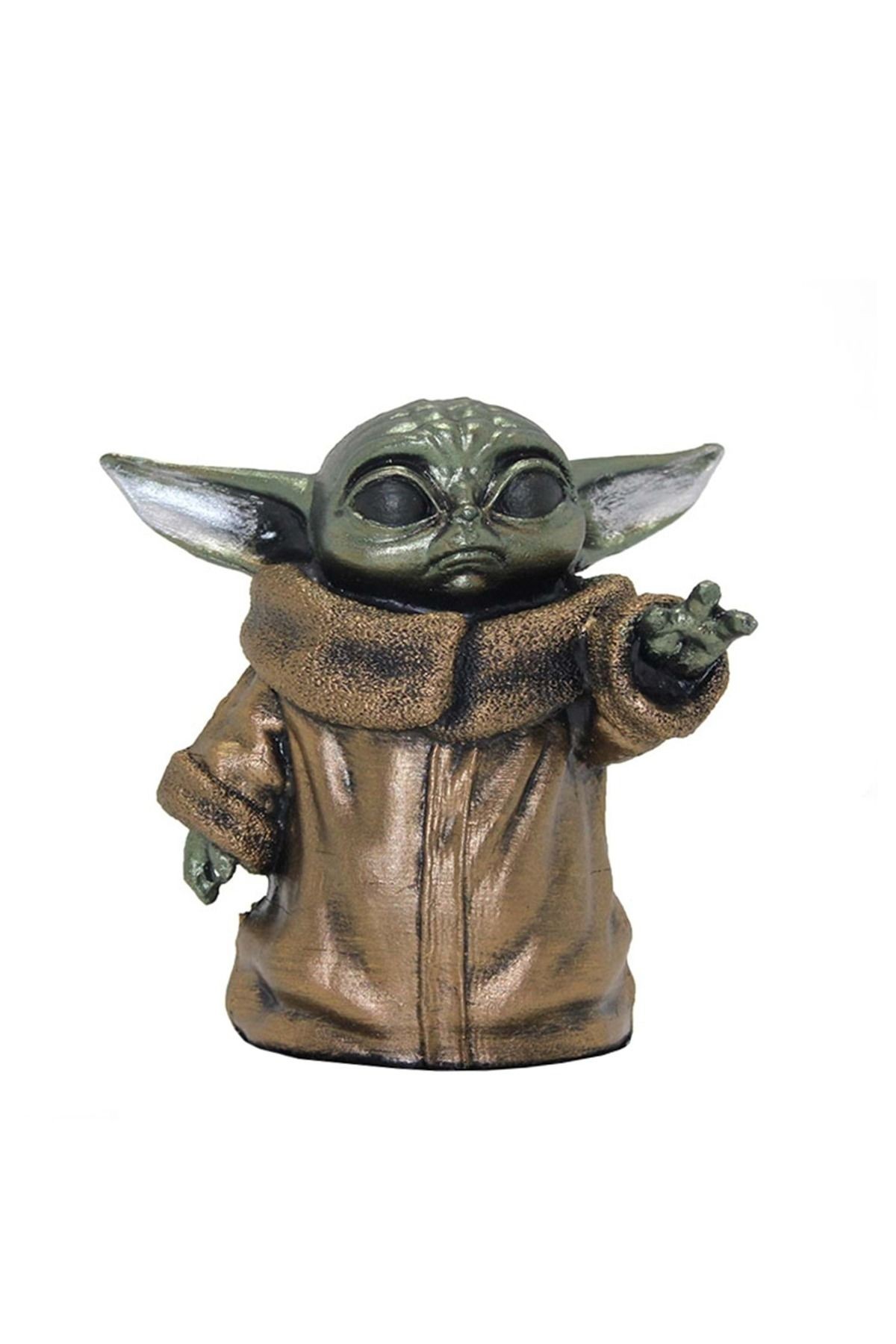 Baby Yoda Figürü – 10 cm Polyester Biblo