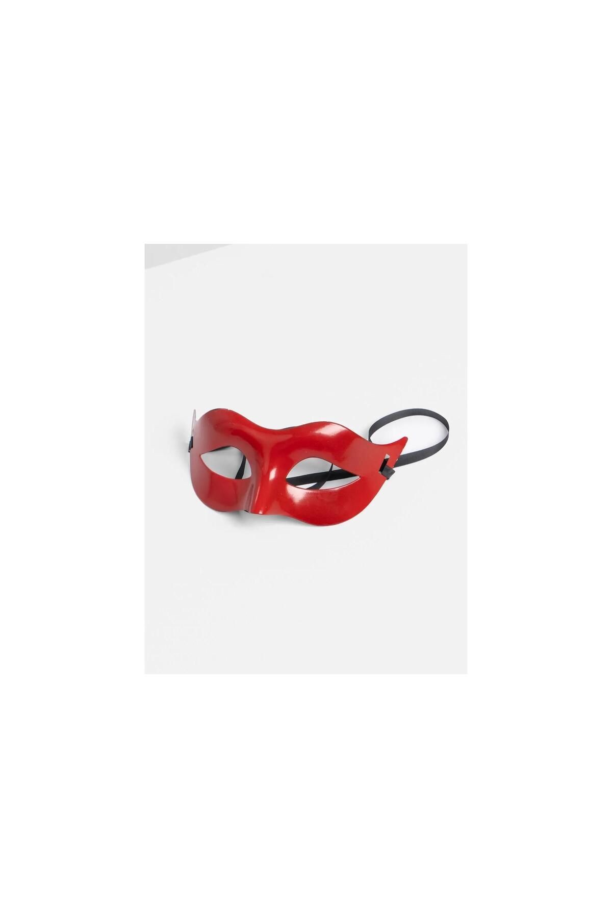 Kırmızı Renk Masquerade Parti & Balo Maskesi