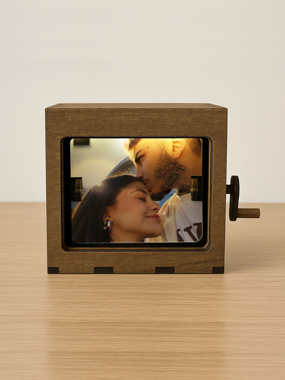 Kişiye Özel Işıklı Fotoğraflı Anı Kutusu - Memory Box 