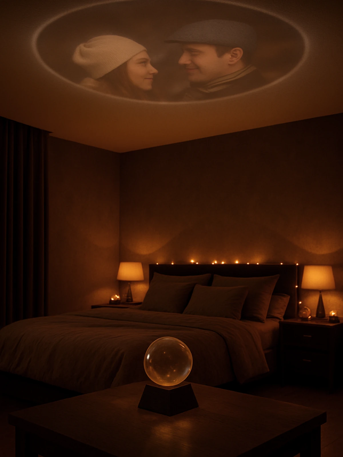 Projeksiyon Gece Lambası Kişiye Özel 