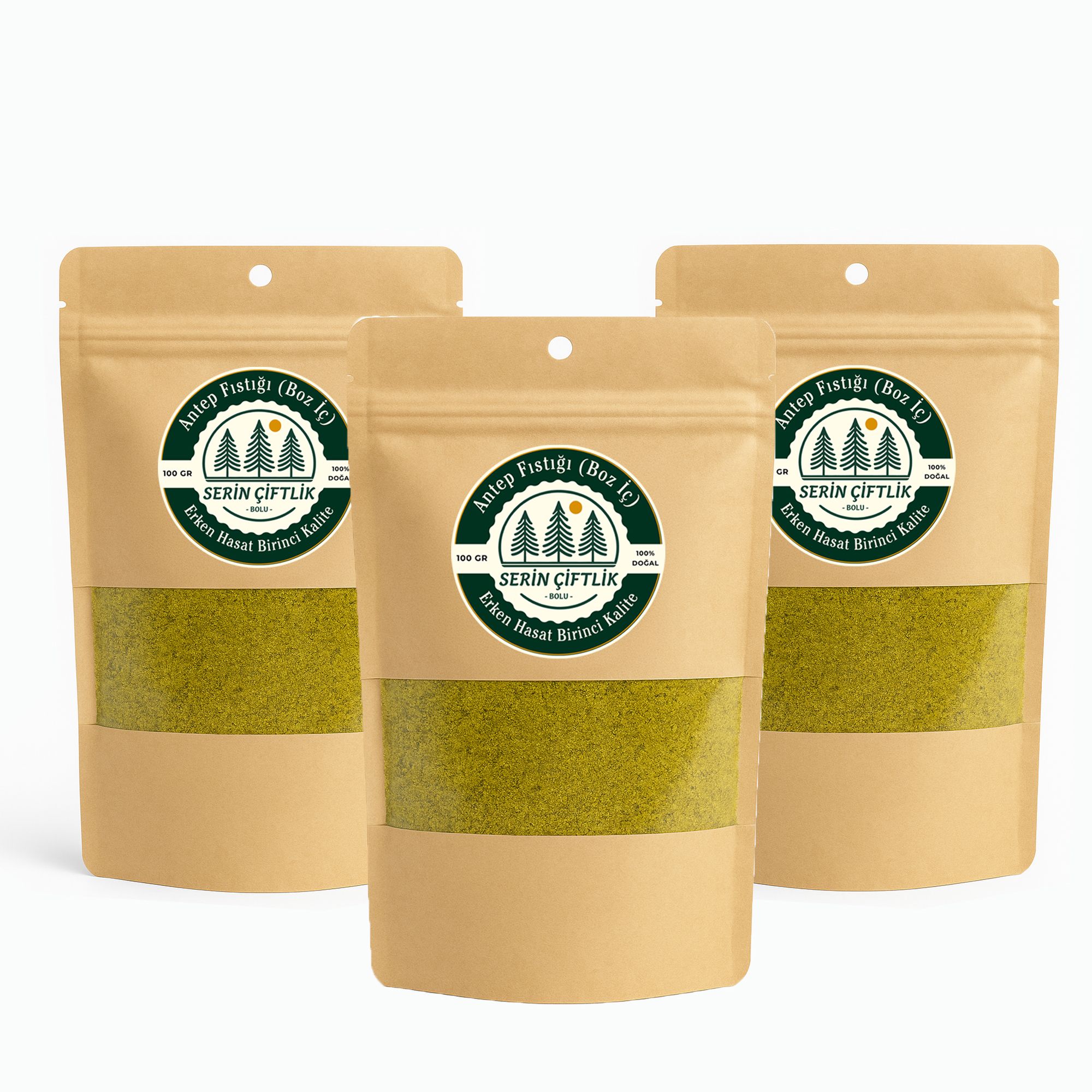 Boz İç Antep Fıstığı (100 gr) X 3 Adet