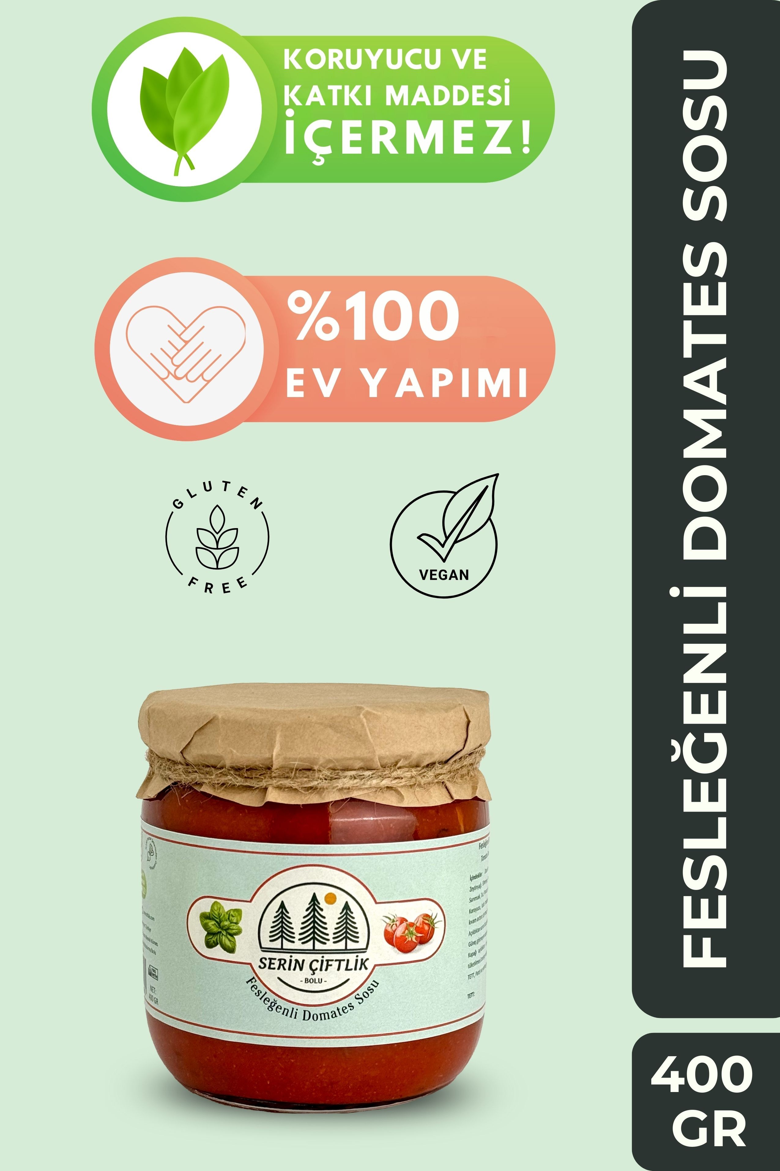 Fesleğenli Domates Sosu