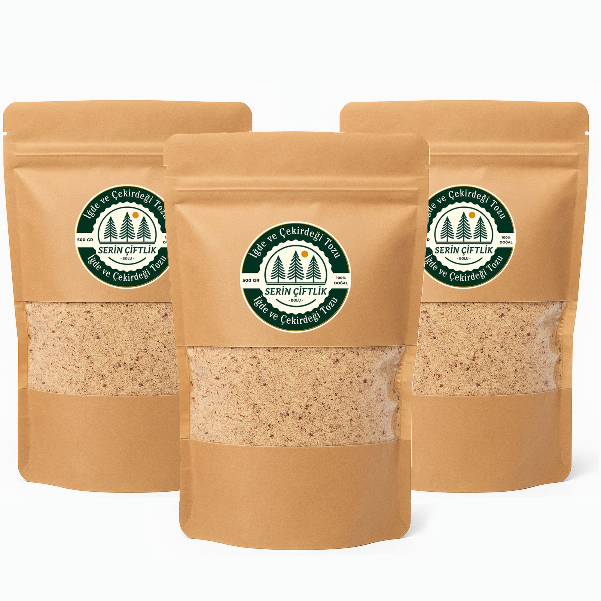 İğde ve Çekirdeği Tozu (500 gr) X 3 Adet