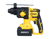 AKÜLÜ PNÖMATİK KIRICI-DELİCİ KÖMÜRSÜZ 1.8J 20MM 2x4 Ah AKÜ RTRMAX S-LION