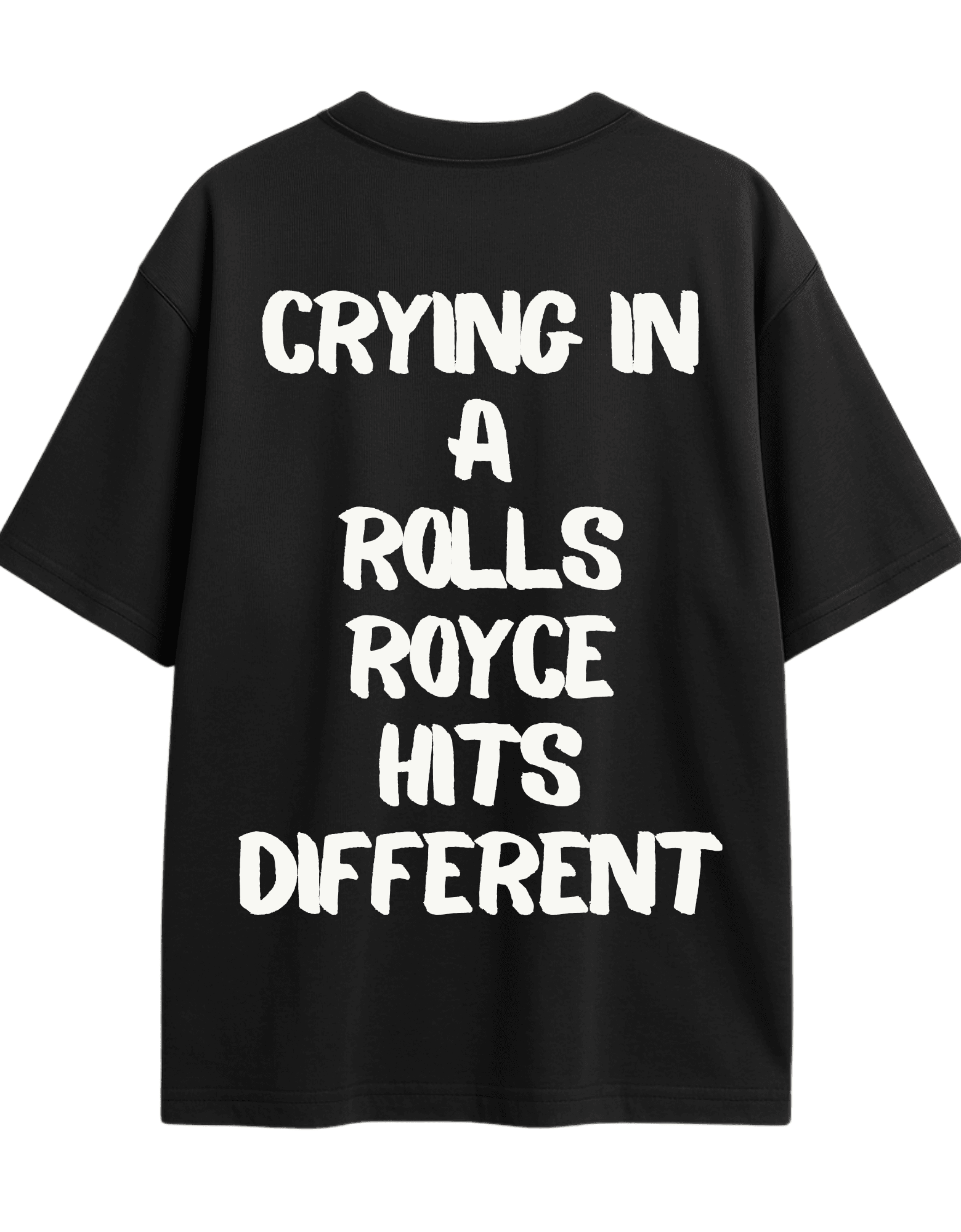 CRYING IN A ROLLS ROYCE HITS DIFFERENT