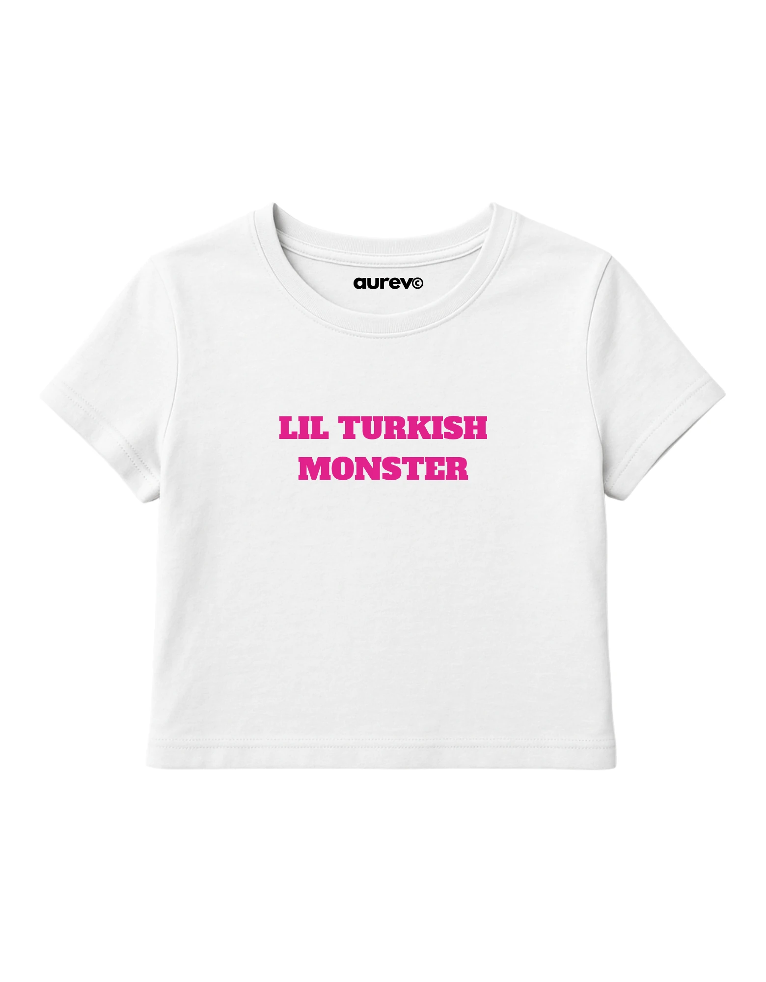LIL TURKISH MONSTER CROP/BABY TEE