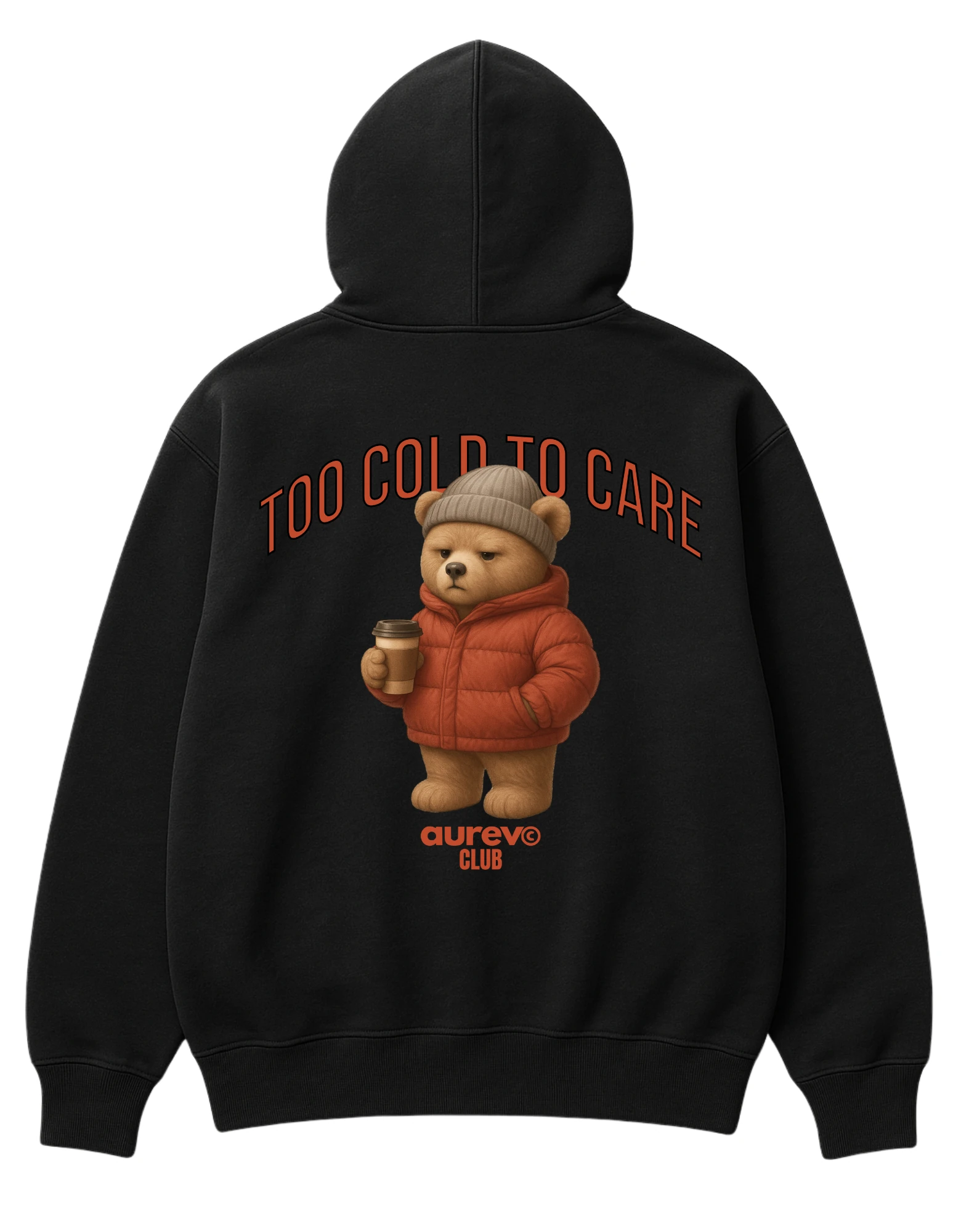 TOO COLD TO CARE HOODIE