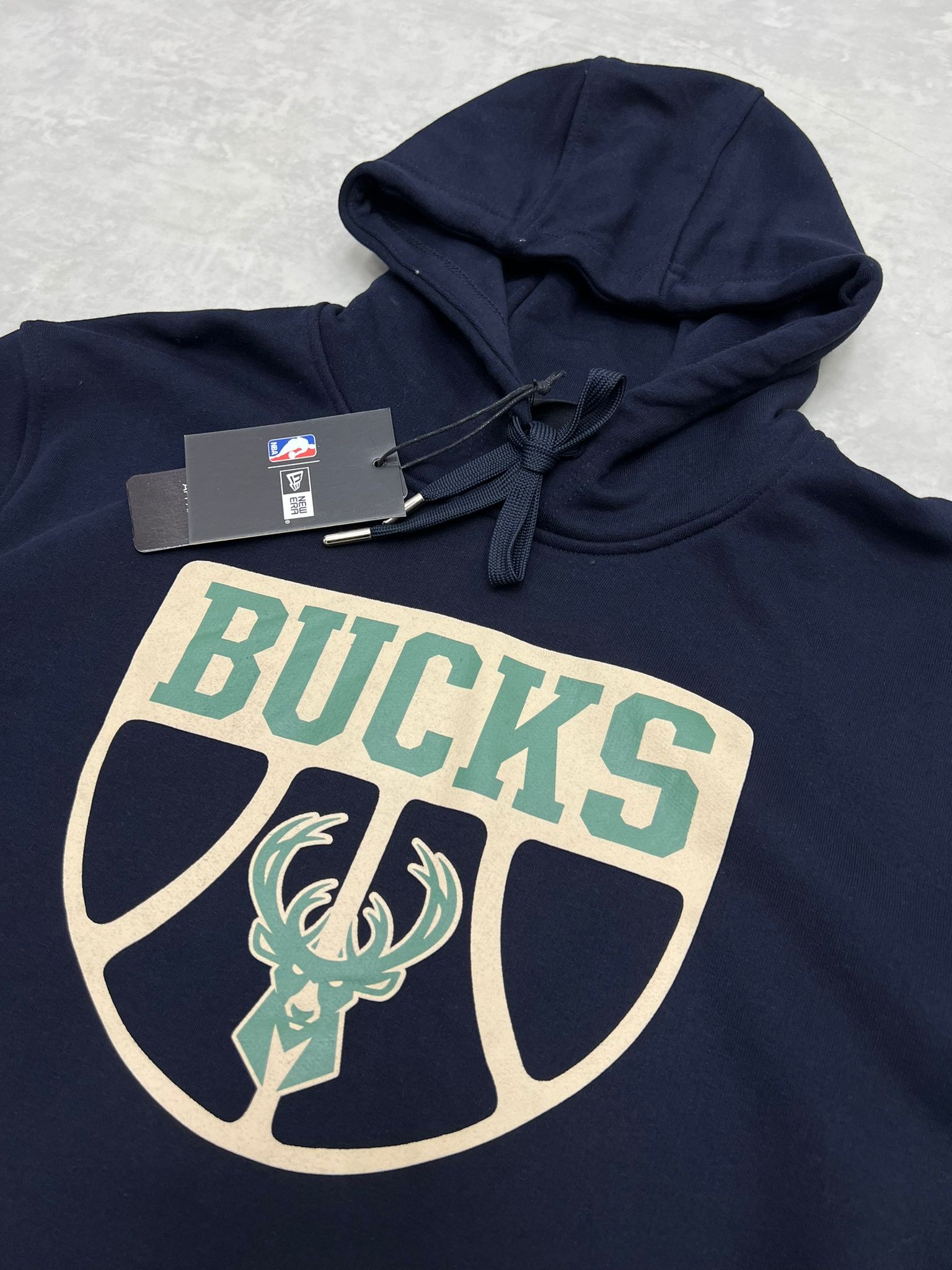 Nba Series Bucks Navy Blue  Hoodie