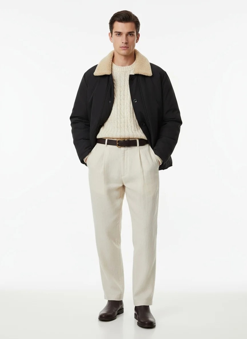 Yeni Sezon Kürk Detaylı Şişme Mont