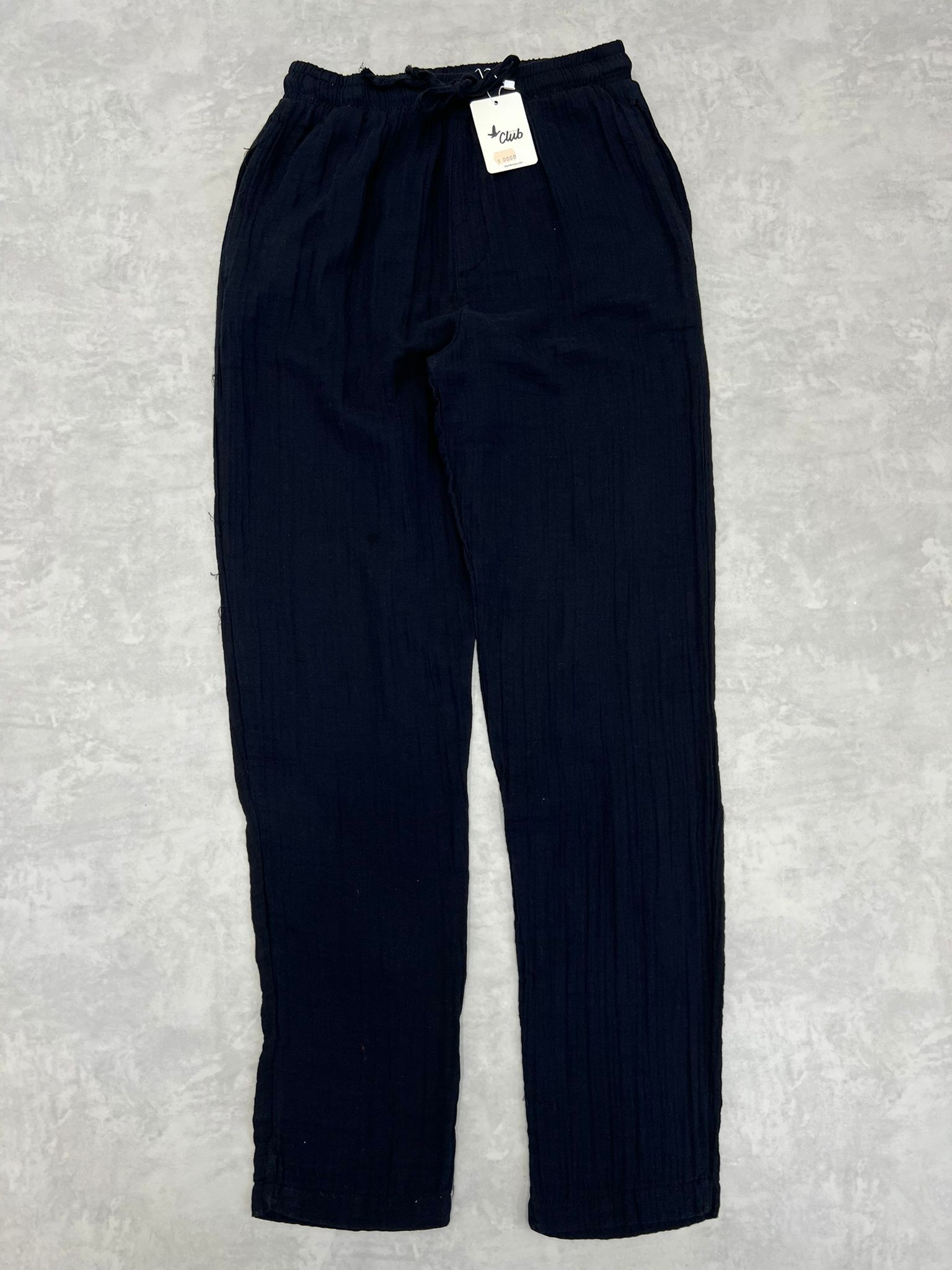 Classic Mevsimlik İnce Black  Pantalon