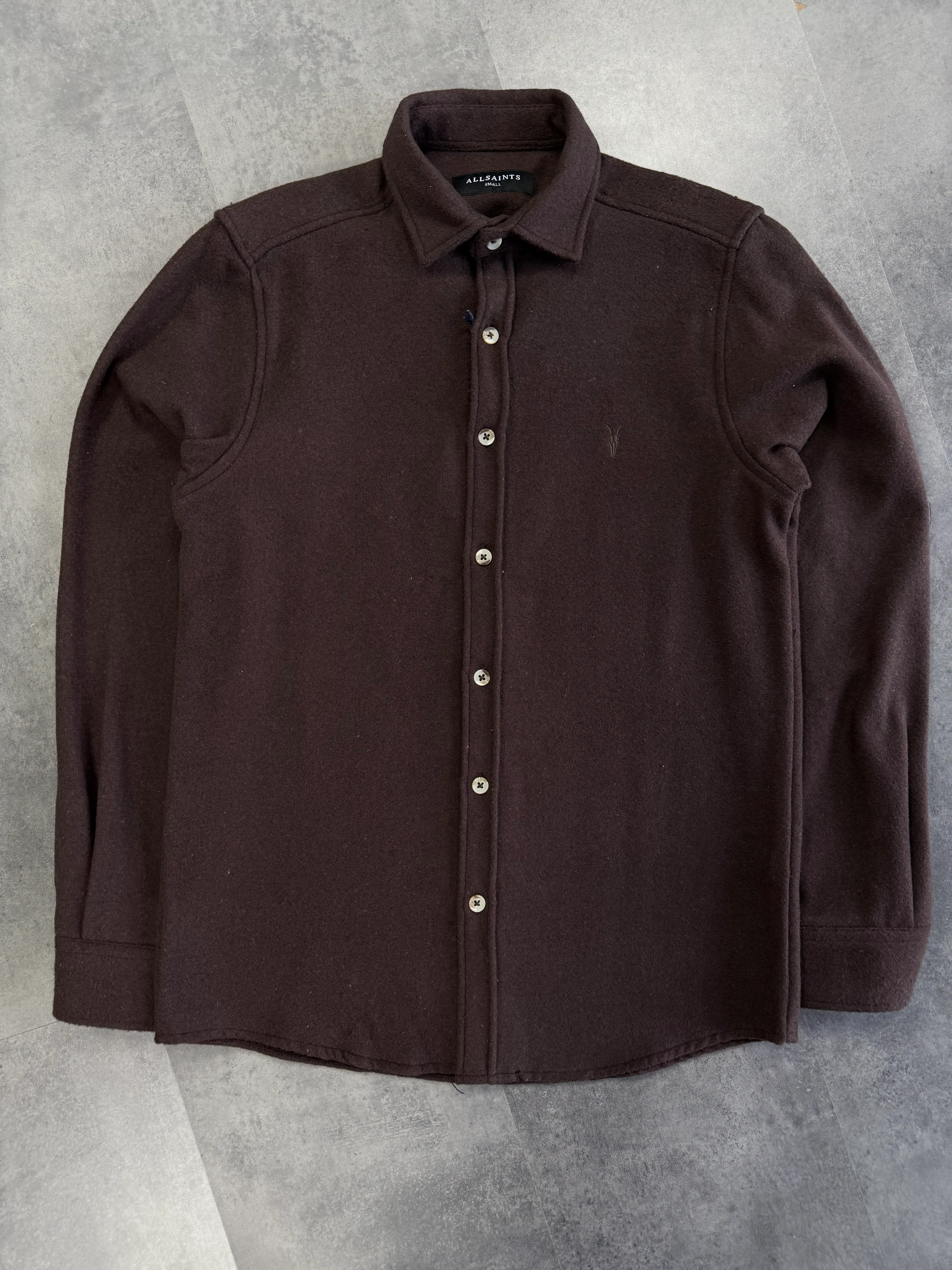 Yeni Sezon Ton to Tone Mini Logo Oduncu Gömlek - KAHVERENGİ