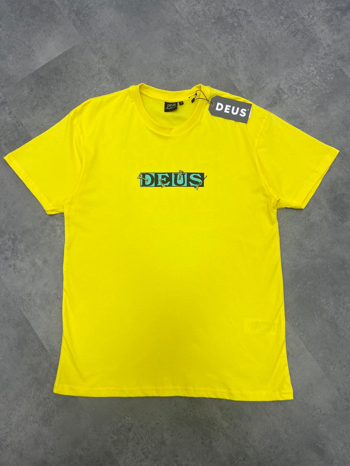 Yeni Sezon Ex Machina Records Yellow T-shirt