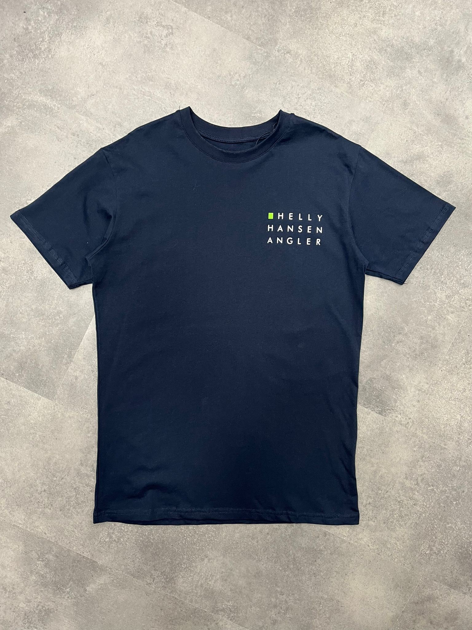 Yeni Sezon Back To Print Angler Navy Blue  T-shirt