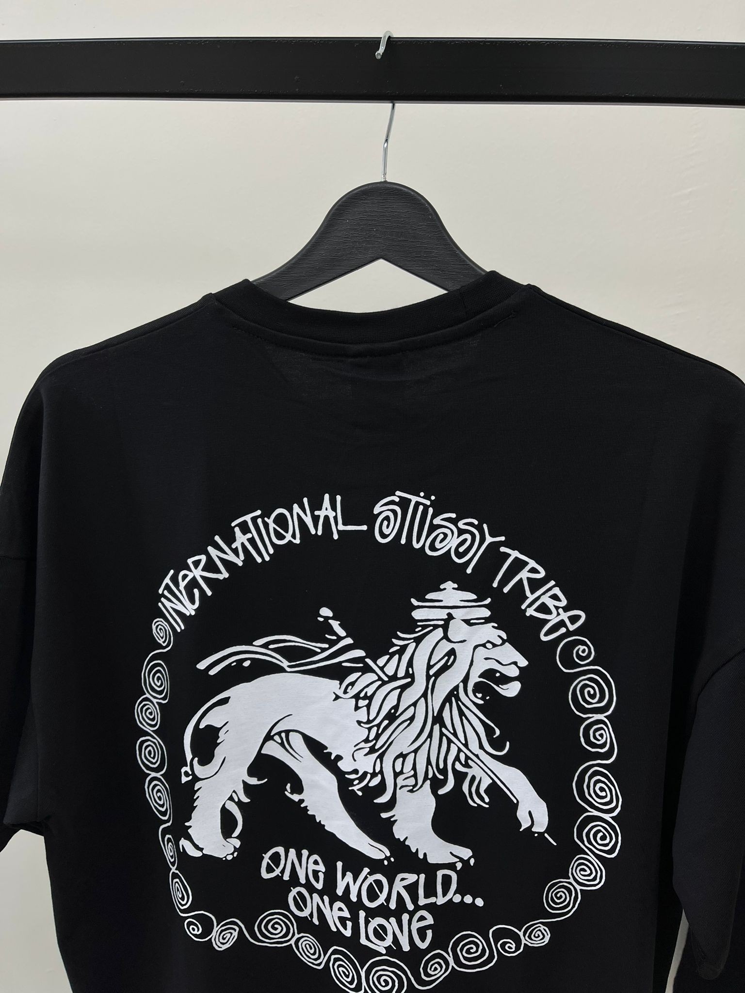 Stussy IST Lion Tee Oversize Black T-shirt