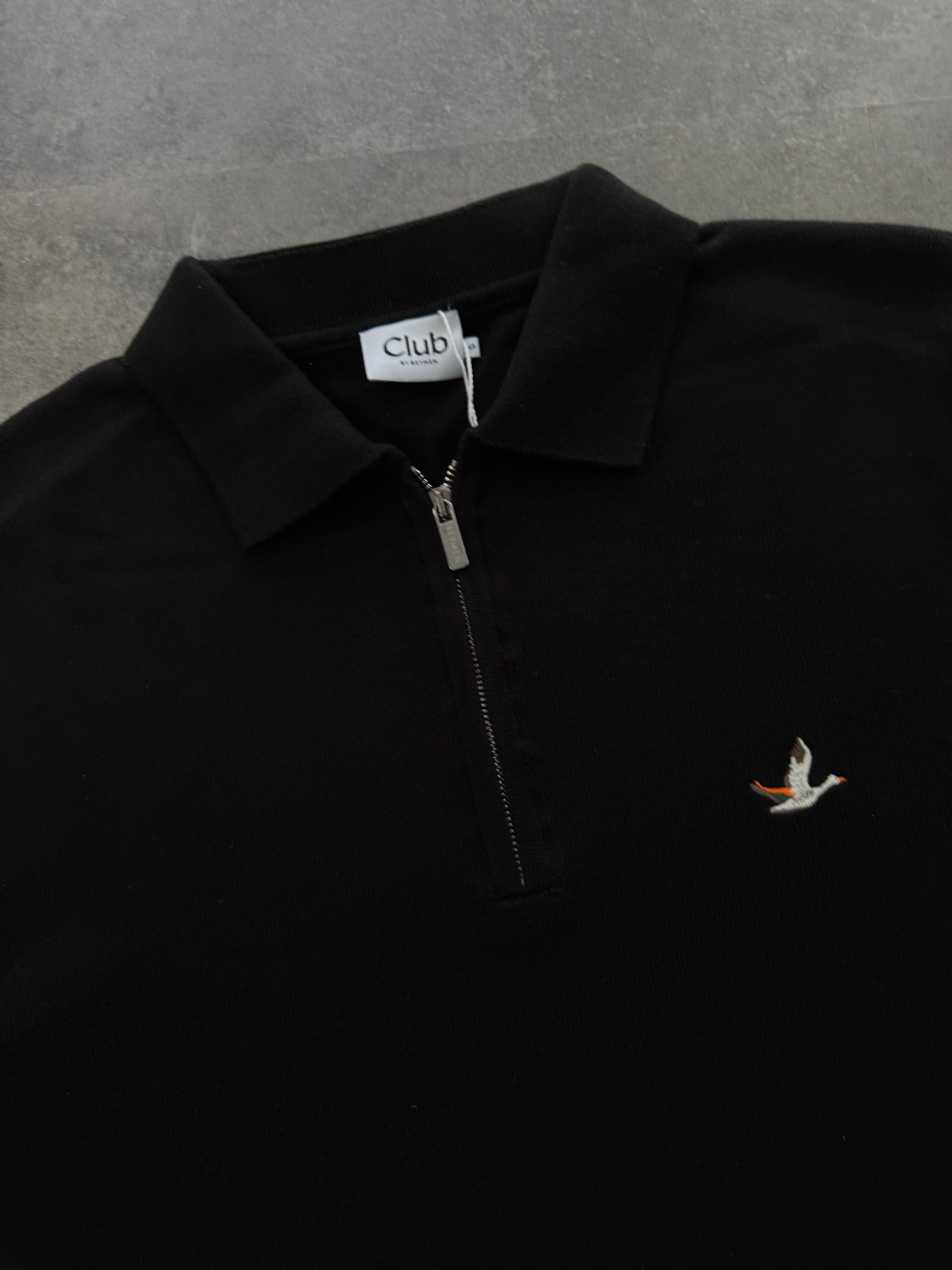 Yeni Sezon Premium Triko Yarım Fermuarlı Sweatshirt